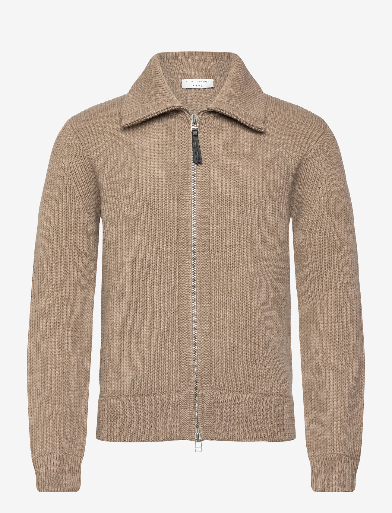 Tiger of Sweden - Niall - full zip tröjor - beige melange - 0
