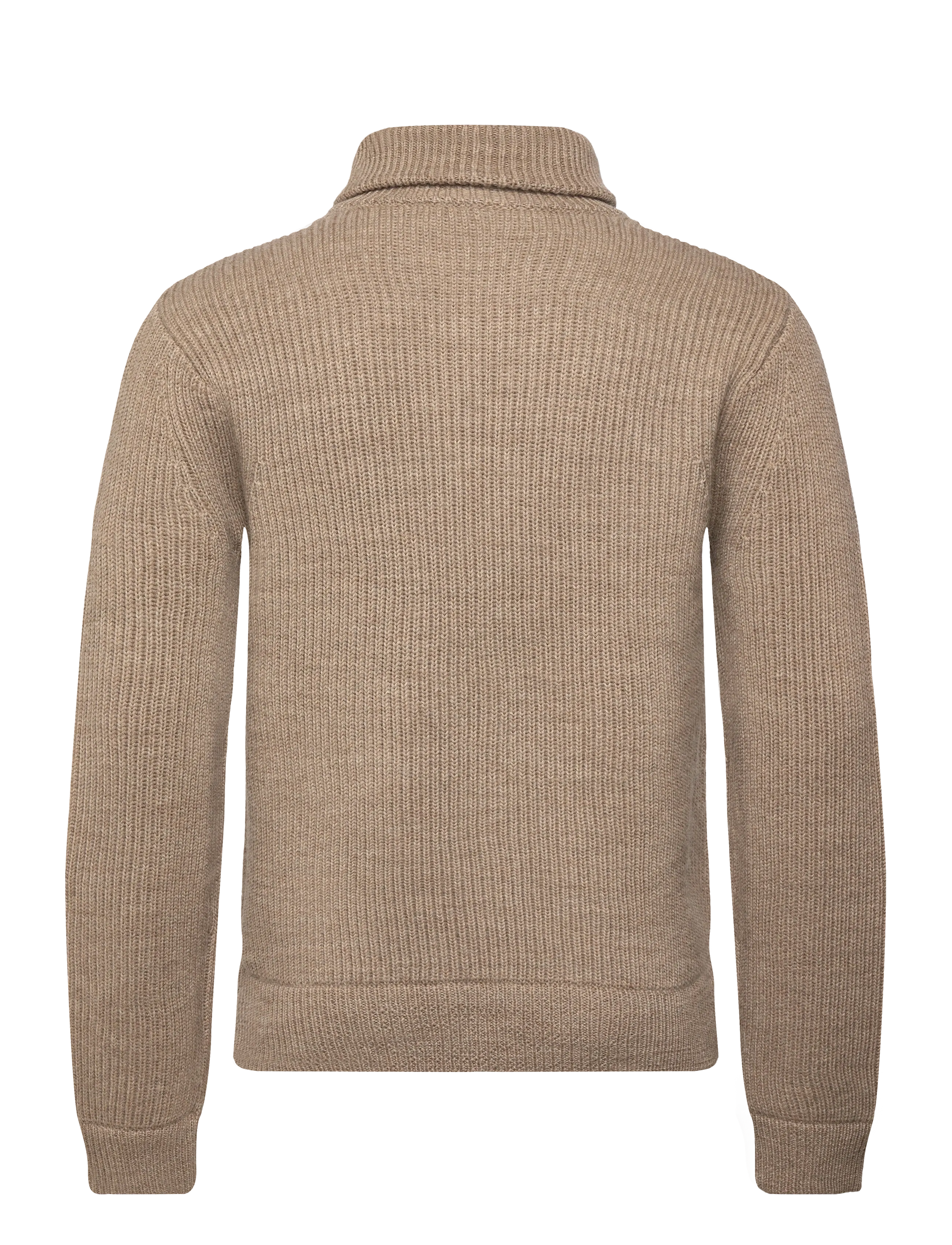 Tiger of Sweden - Niall - fullzip strik - beige melange - 1
