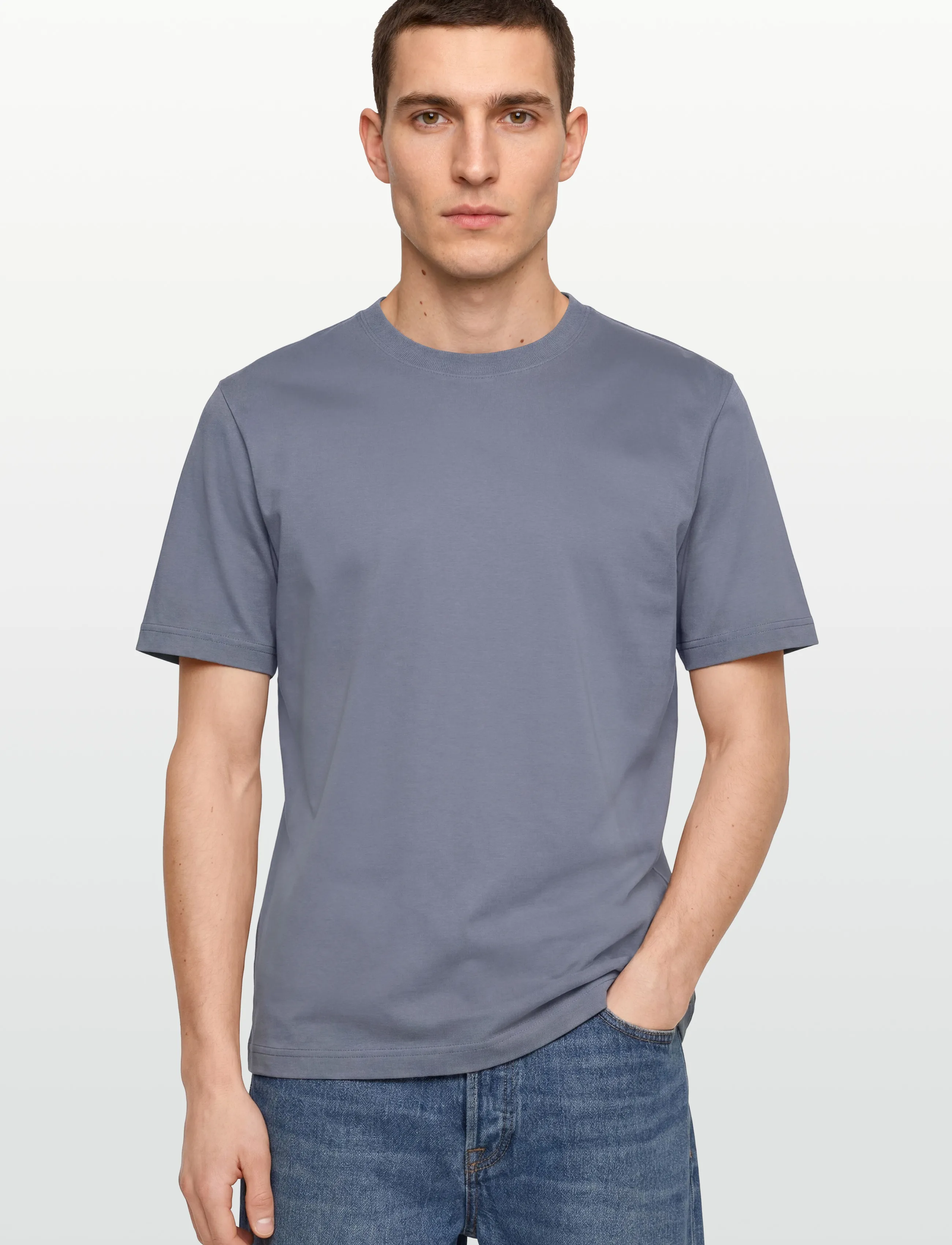 Tiger of Sweden - PRO NB - kortärmade t-shirts - dull blue - 3