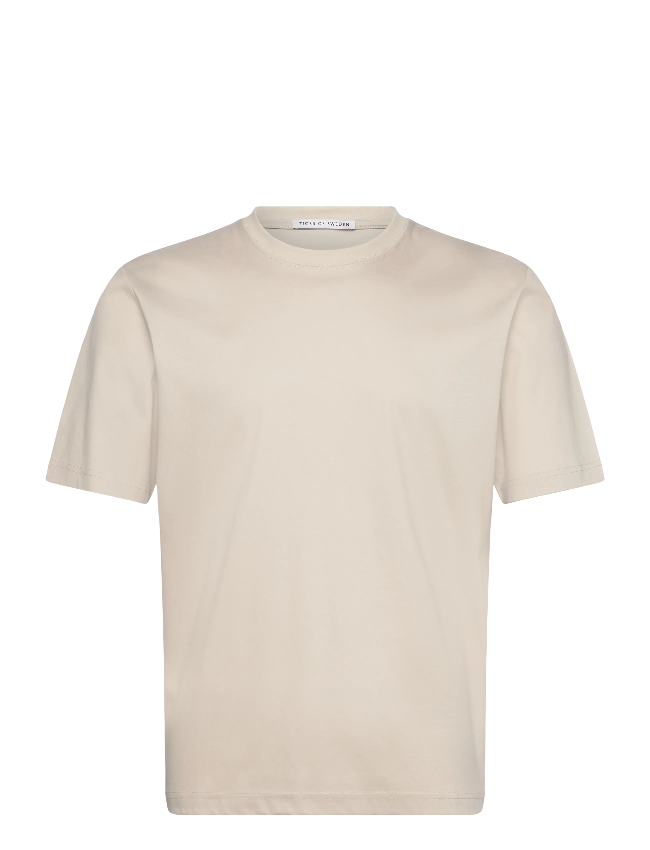 Tiger of Sweden PRO NB - T-shirts - SELINE GREY / cream