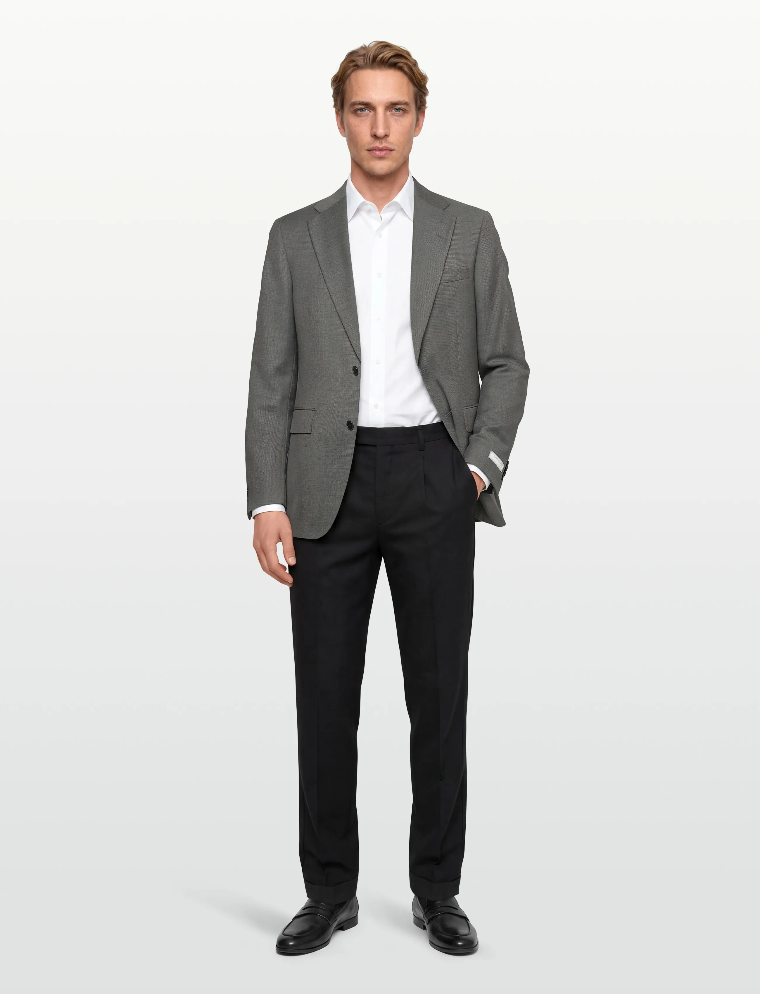 Tiger of Sweden Ease, 50 Regular, Blazer, Grau - Single Breasted Männerswear