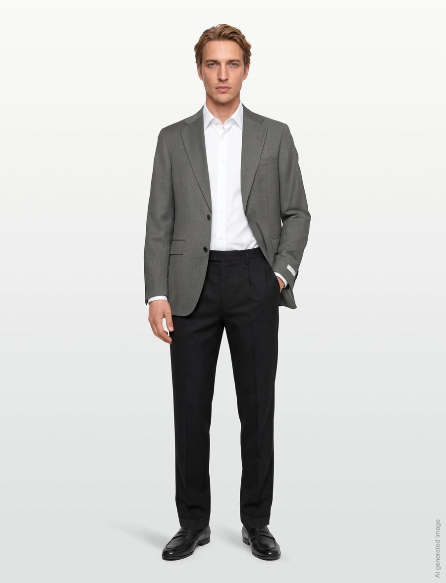 Tiger of Sweden - EASE - enkeltradede blazere - shadow - 0