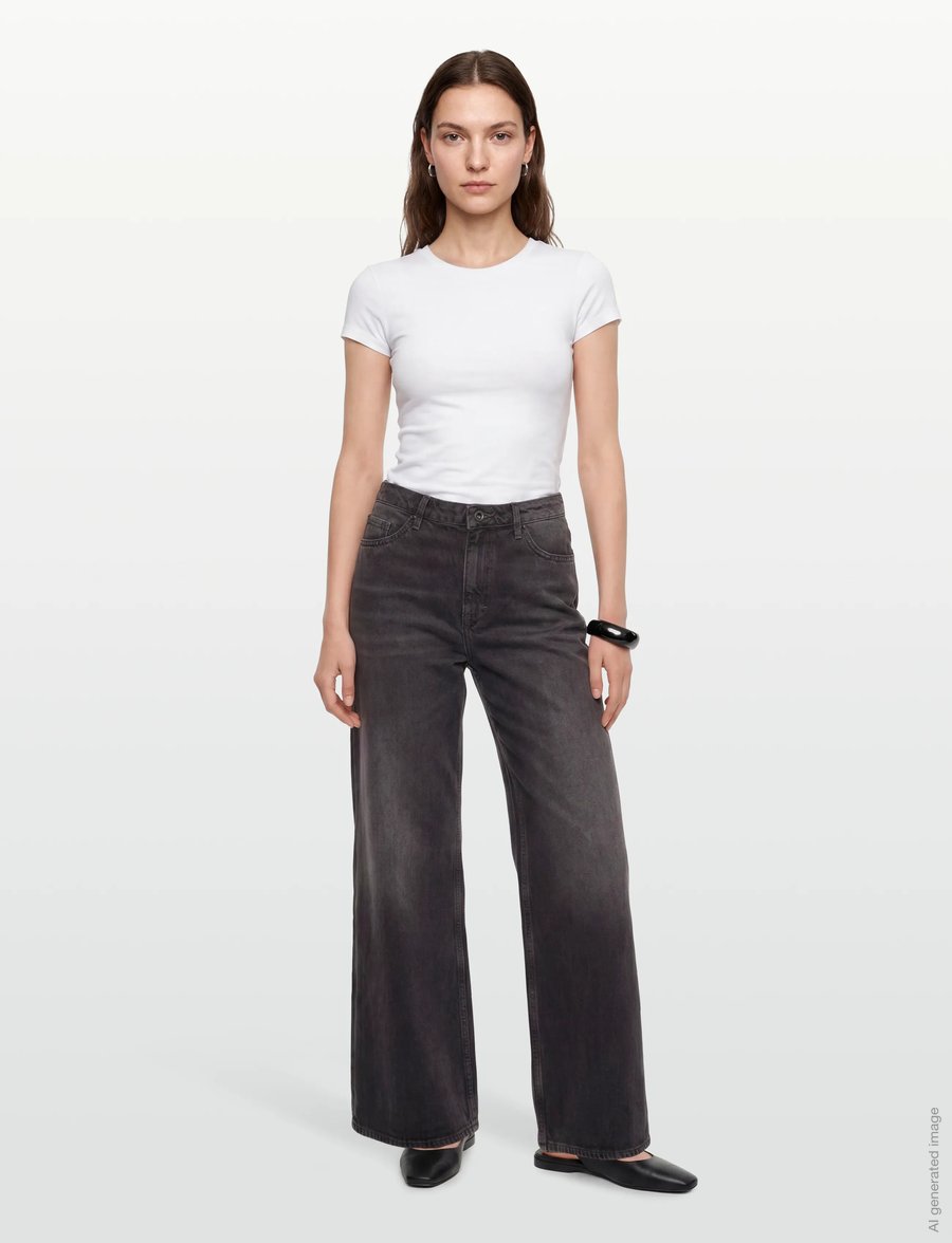 Tiger of Sweden - Kinne Halton - brede jeans - black - 0