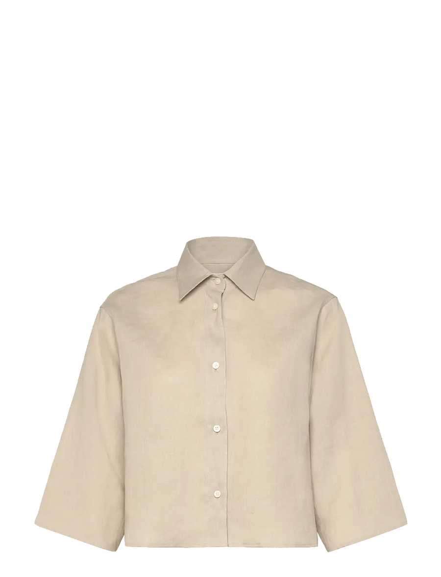 Tiger of Sweden - CORINS - leinenhemden - cream sand - 0