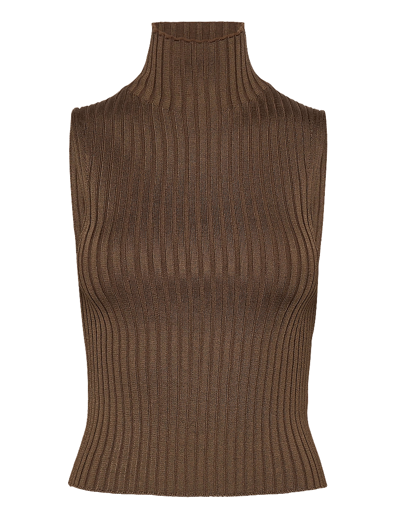 Tiger of Sweden - ISABELLA - stickade västar - bronzed brown - 0