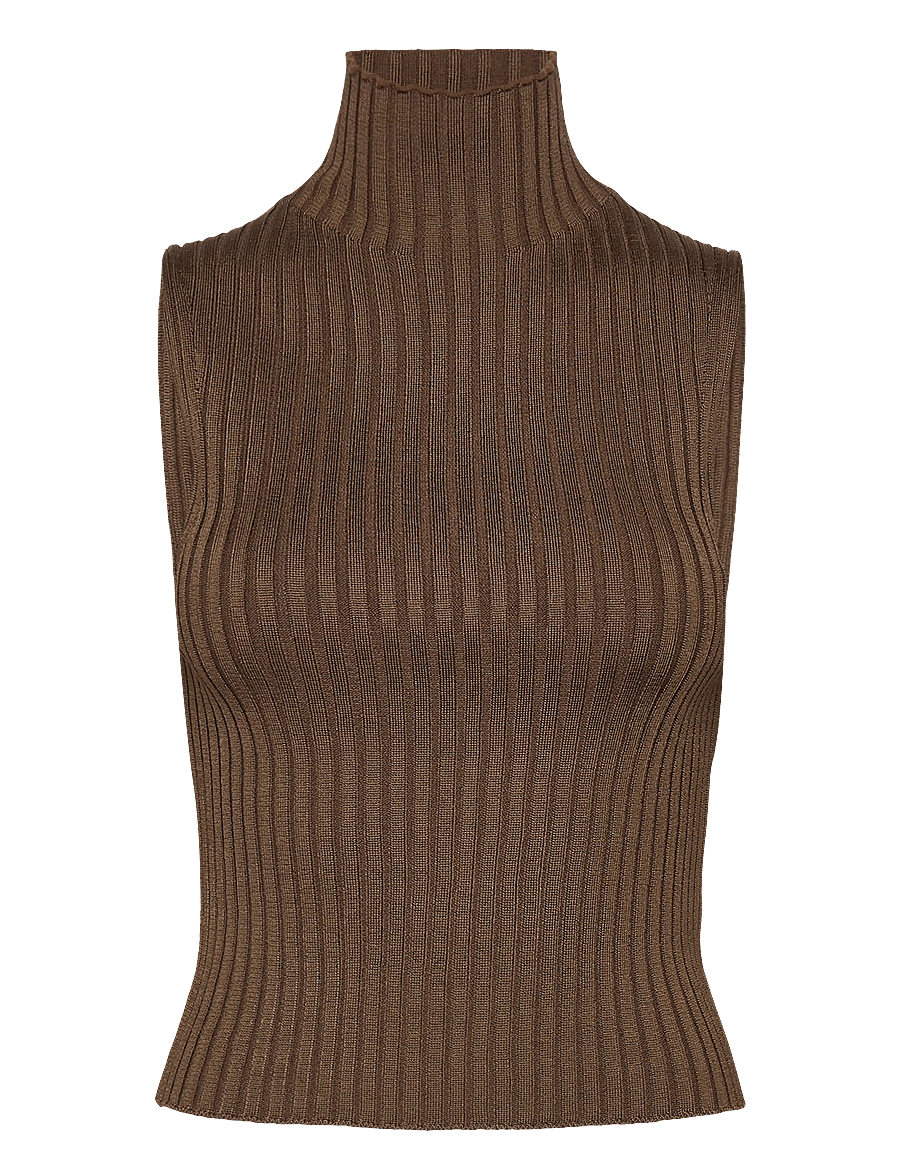 Tiger of Sweden - ISABELLA - prjónavesti - bronzed brown - 0