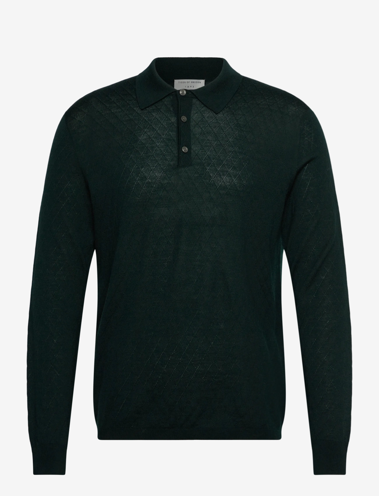 Tiger of Sweden - JUDE RWS - gestrickte polohemden - evergreen - 0