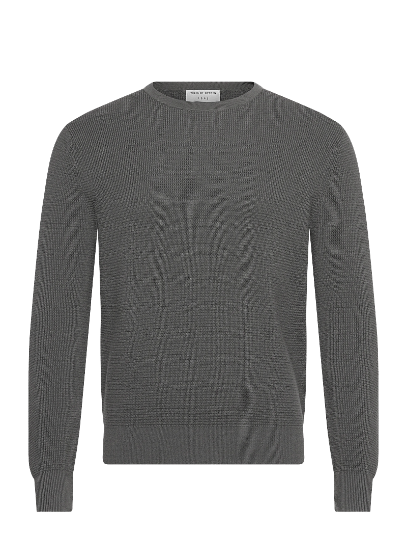 Tiger of Sweden - CONNOR RWS - rundhalsad - lead grey - 0