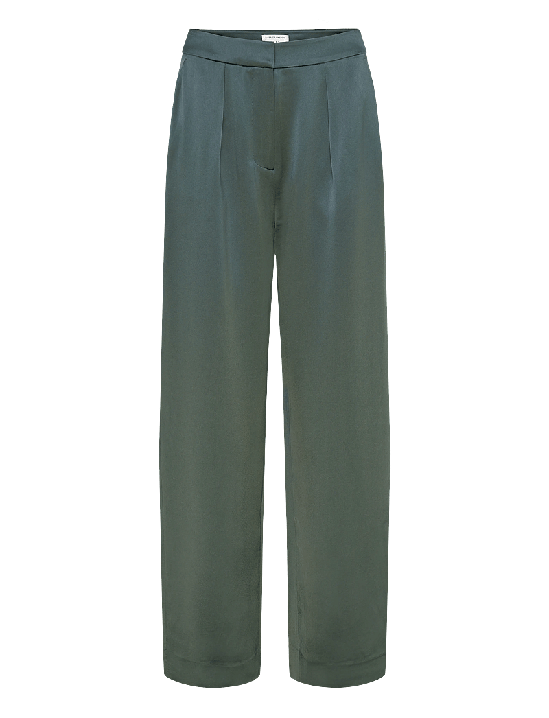 Tiger of Sweden - INGA - spodnie szerokie - army petrol - 0