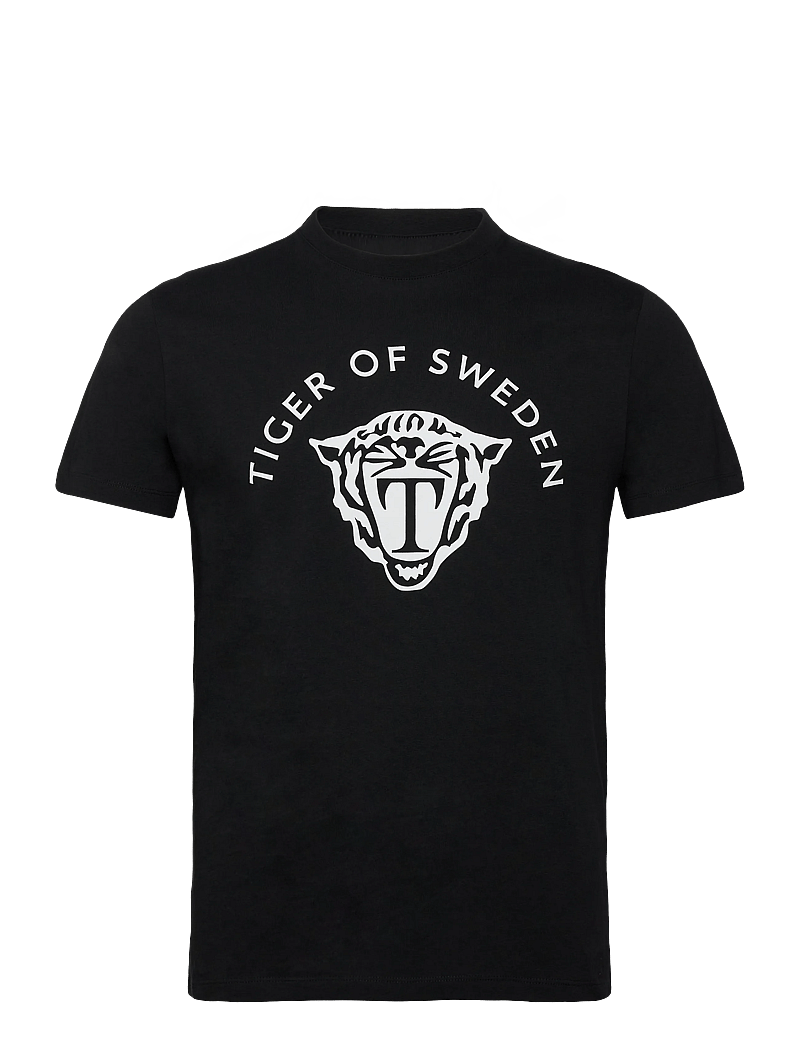 Tiger of Sweden - DILLAN - kortärmade t-shirts - black - 0