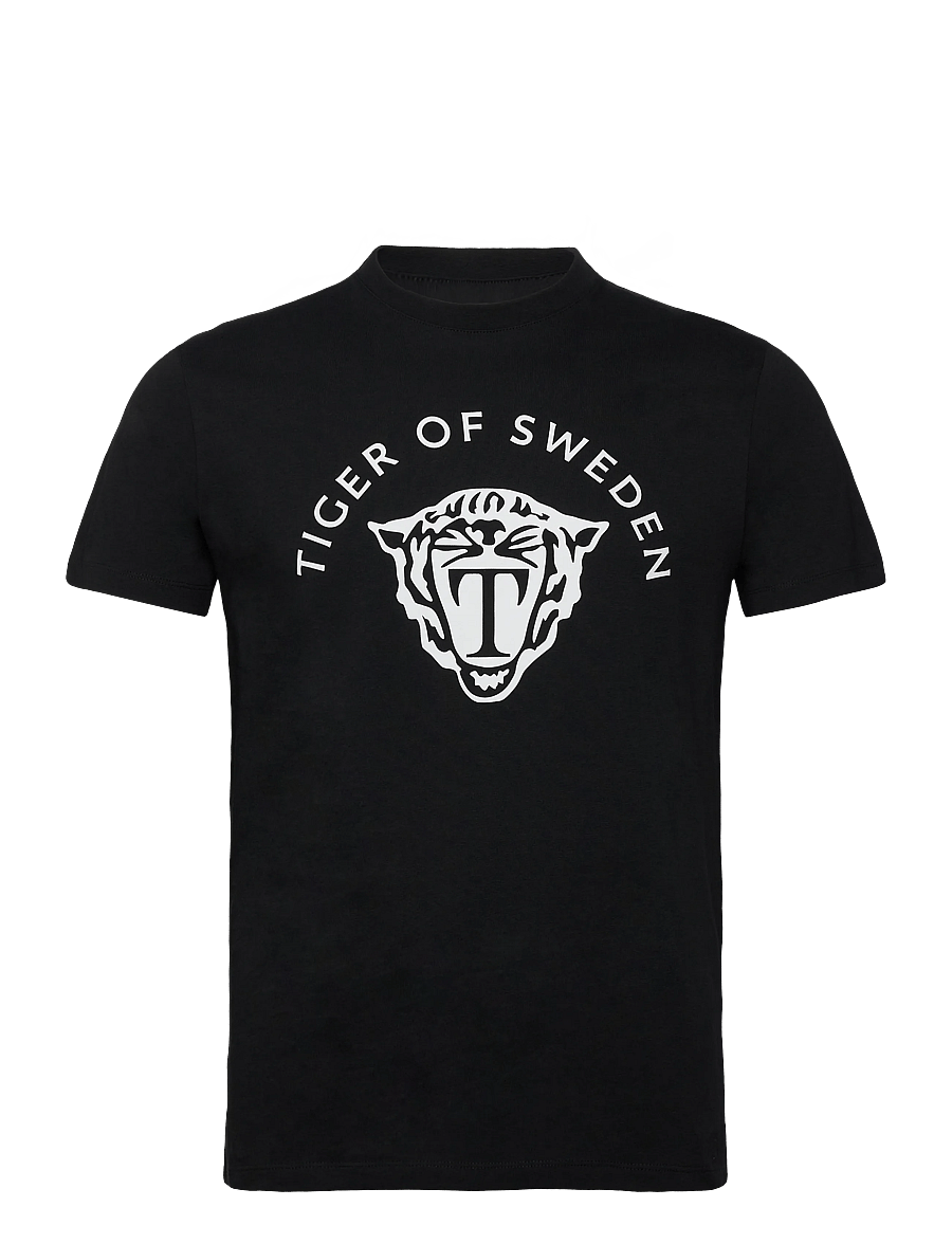 Tiger of Sweden - DILLAN - lühikeste varrukatega t-särgid - black - 1
