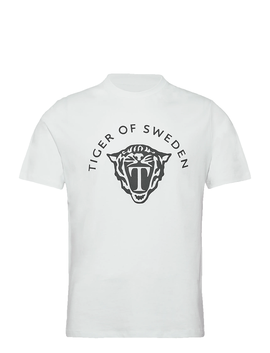 Tiger of Sweden - DILLAN - short-sleeved t-shirts - pure white - 1