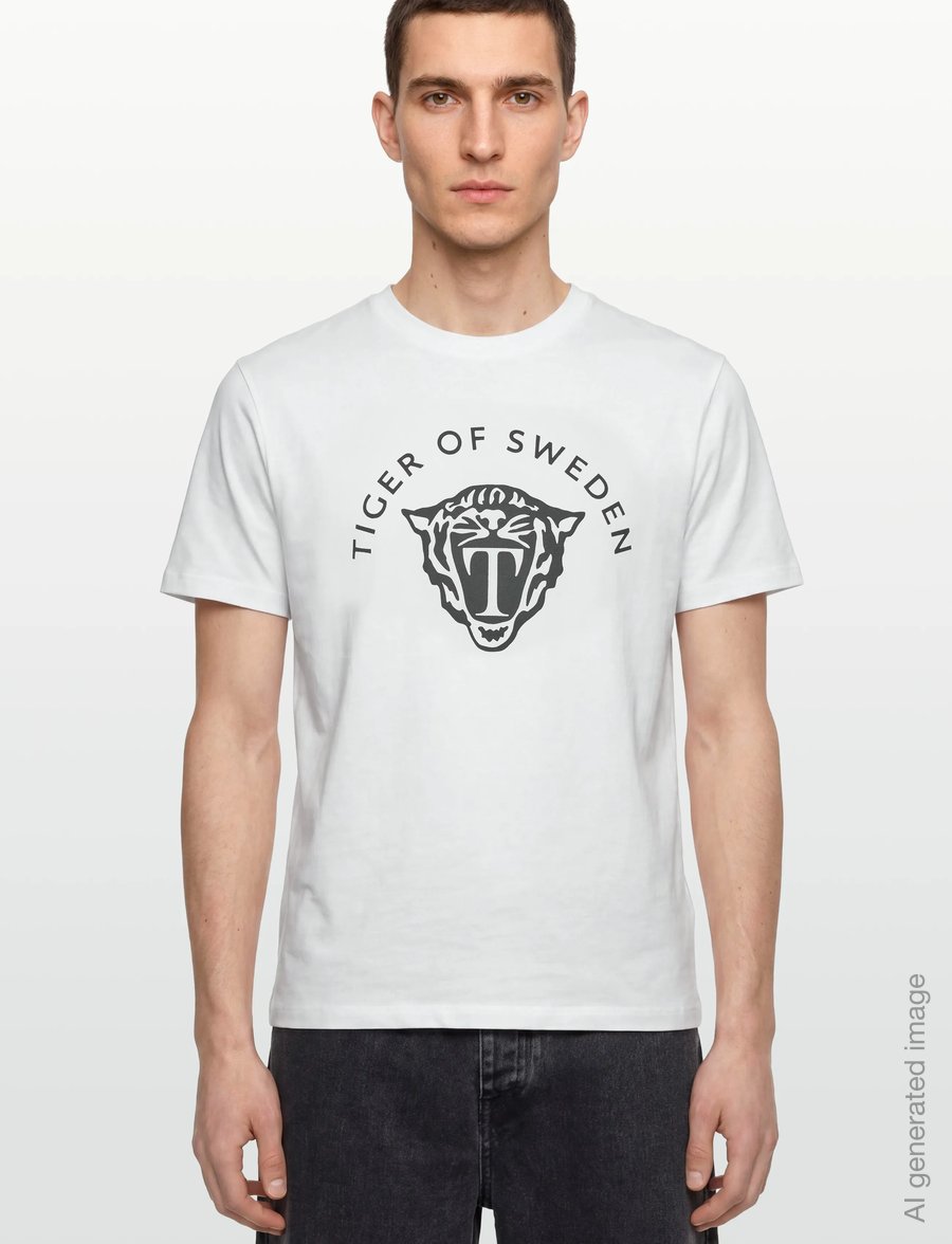 Tiger of Sweden - DILLAN - short-sleeved t-shirts - pure white - 3