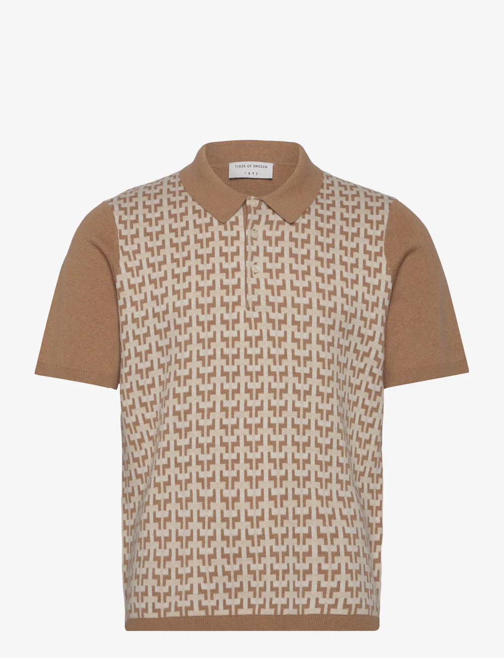 Tiger of Sweden - Erros J - polostrik - light brown - 0