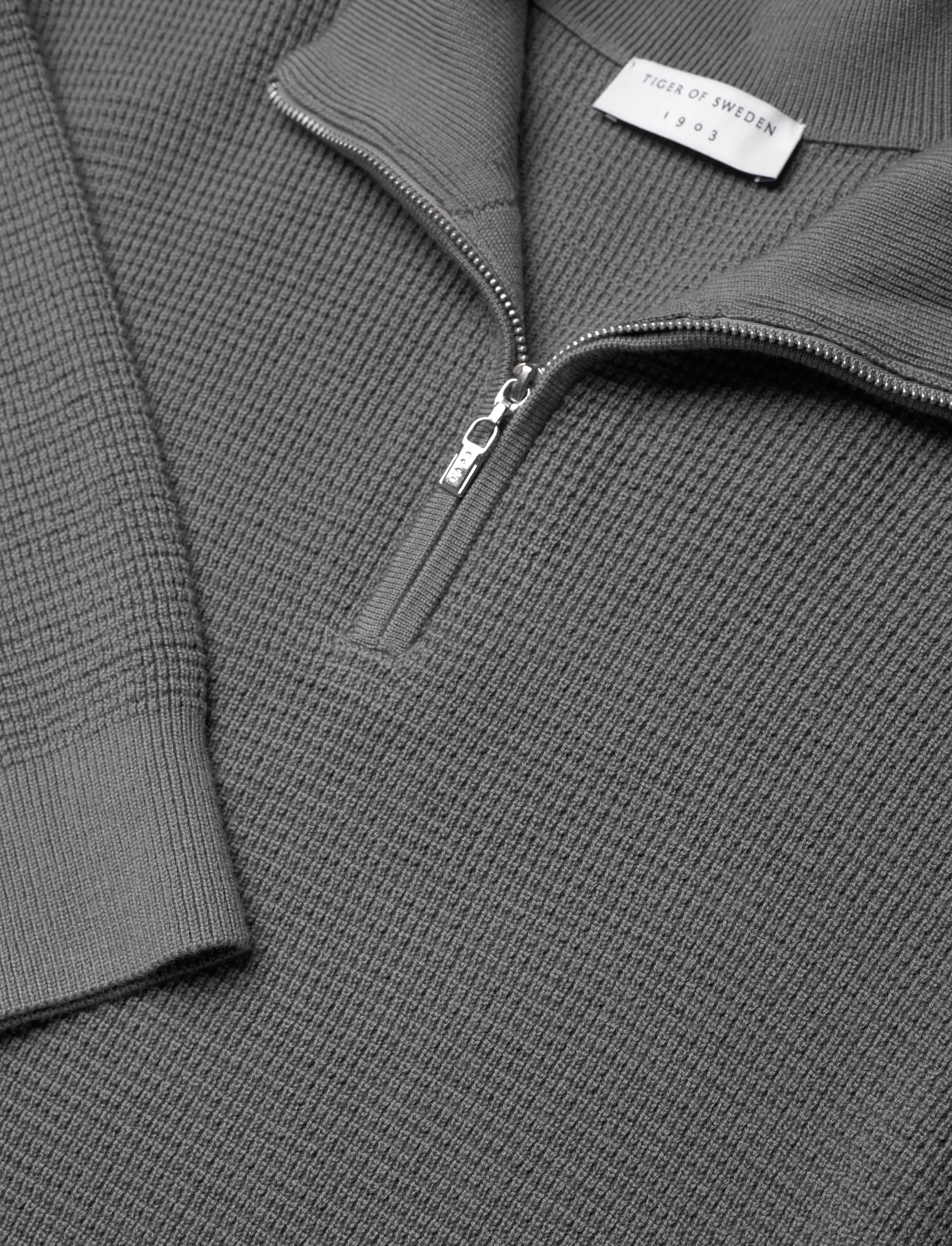 Tiger of Sweden - TRAVIS RWS - half zip-trøjer - lead grey - 5
