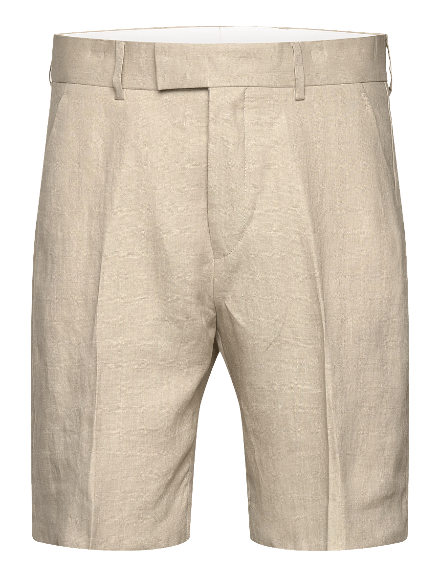 Tiger of Sweden - TROY - hørshorts - cream sand - 1