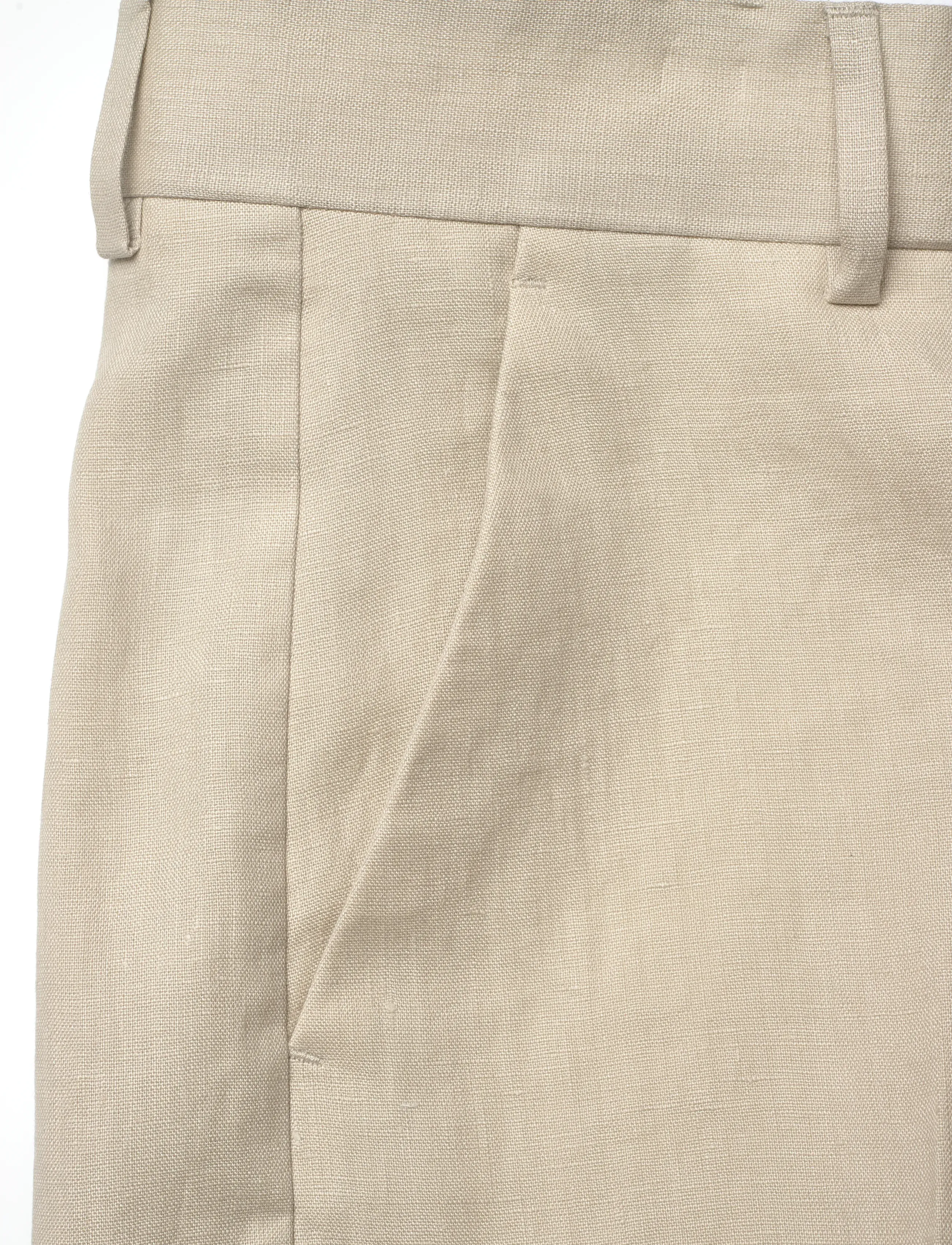 Tiger of Sweden - TROY - linen shorts - cream sand - 2