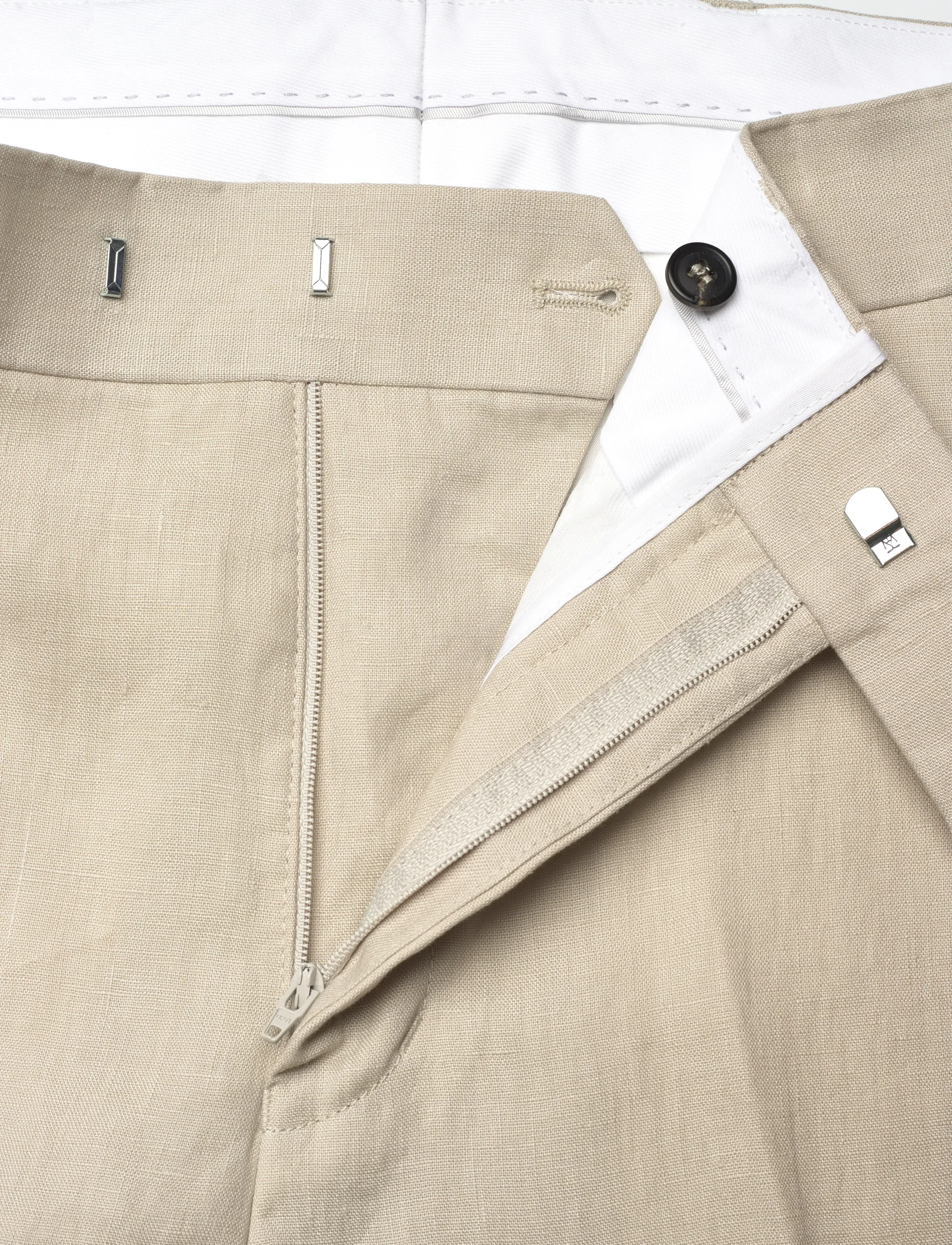 Tiger of Sweden - TROY - linen shorts - cream sand - 3
