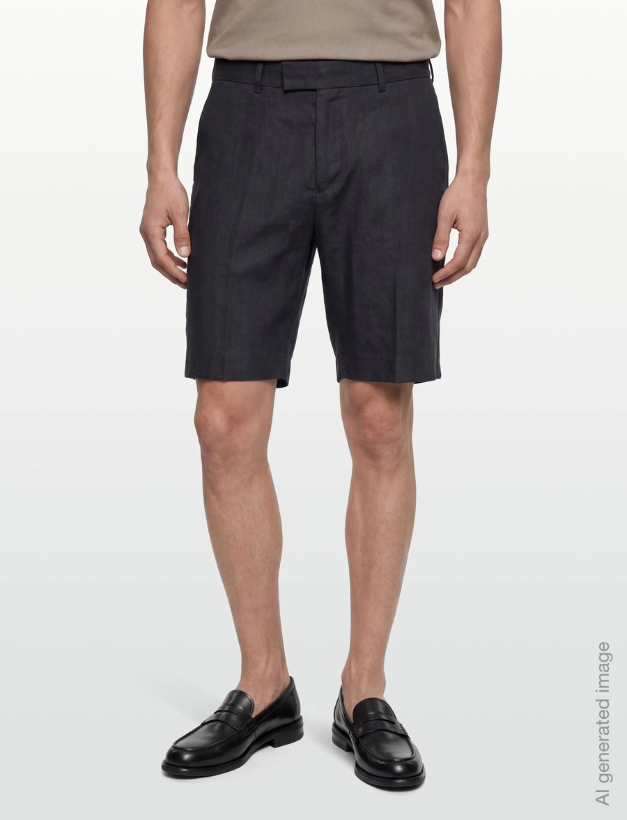 Tiger of Sweden - TROY - leinen-shorts - midnight blue - 3