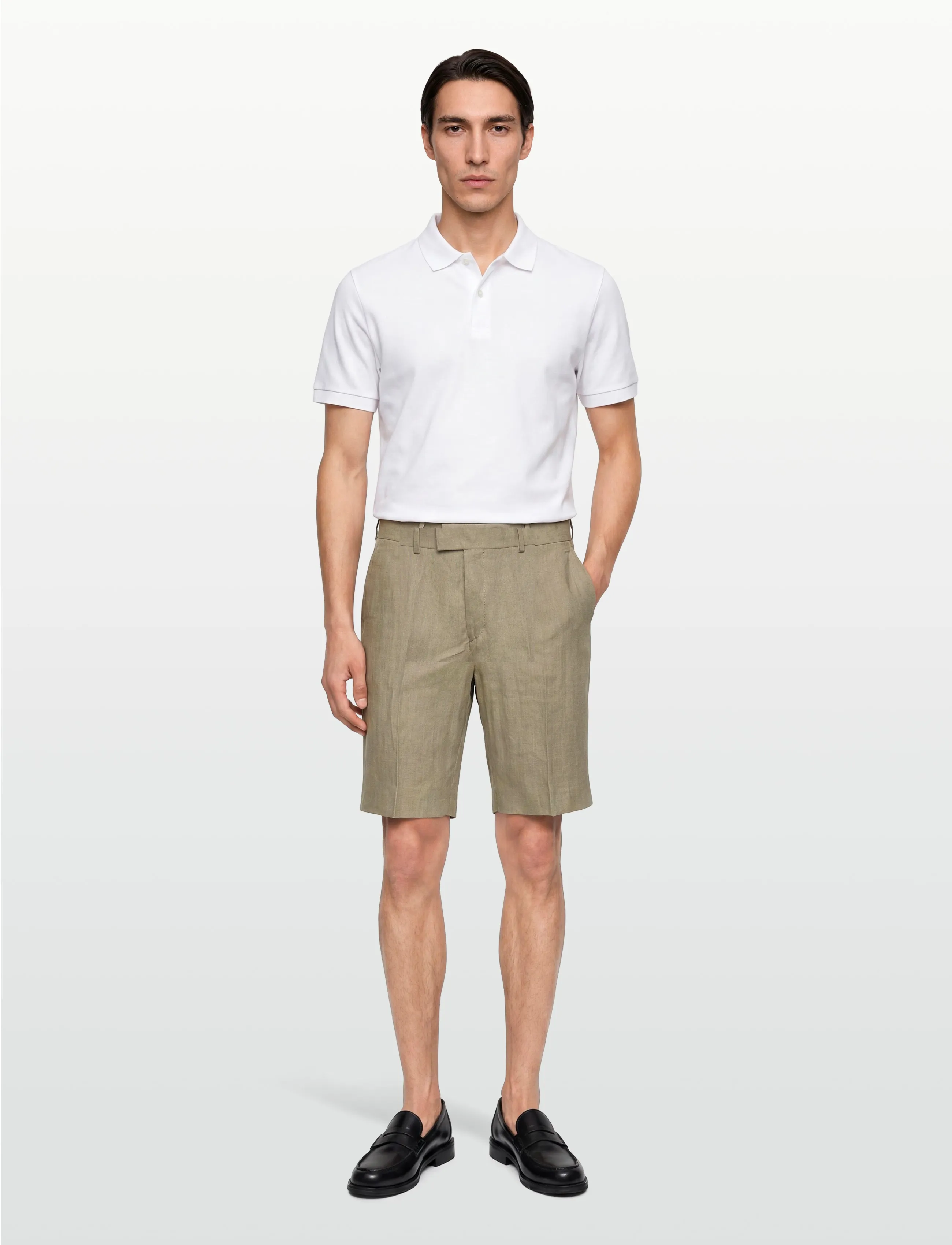 Tiger of Sweden - TROY - linneshorts - mole - 0