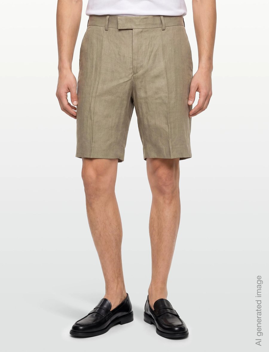 Tiger of Sweden - TROY - linneshorts - mole - 3