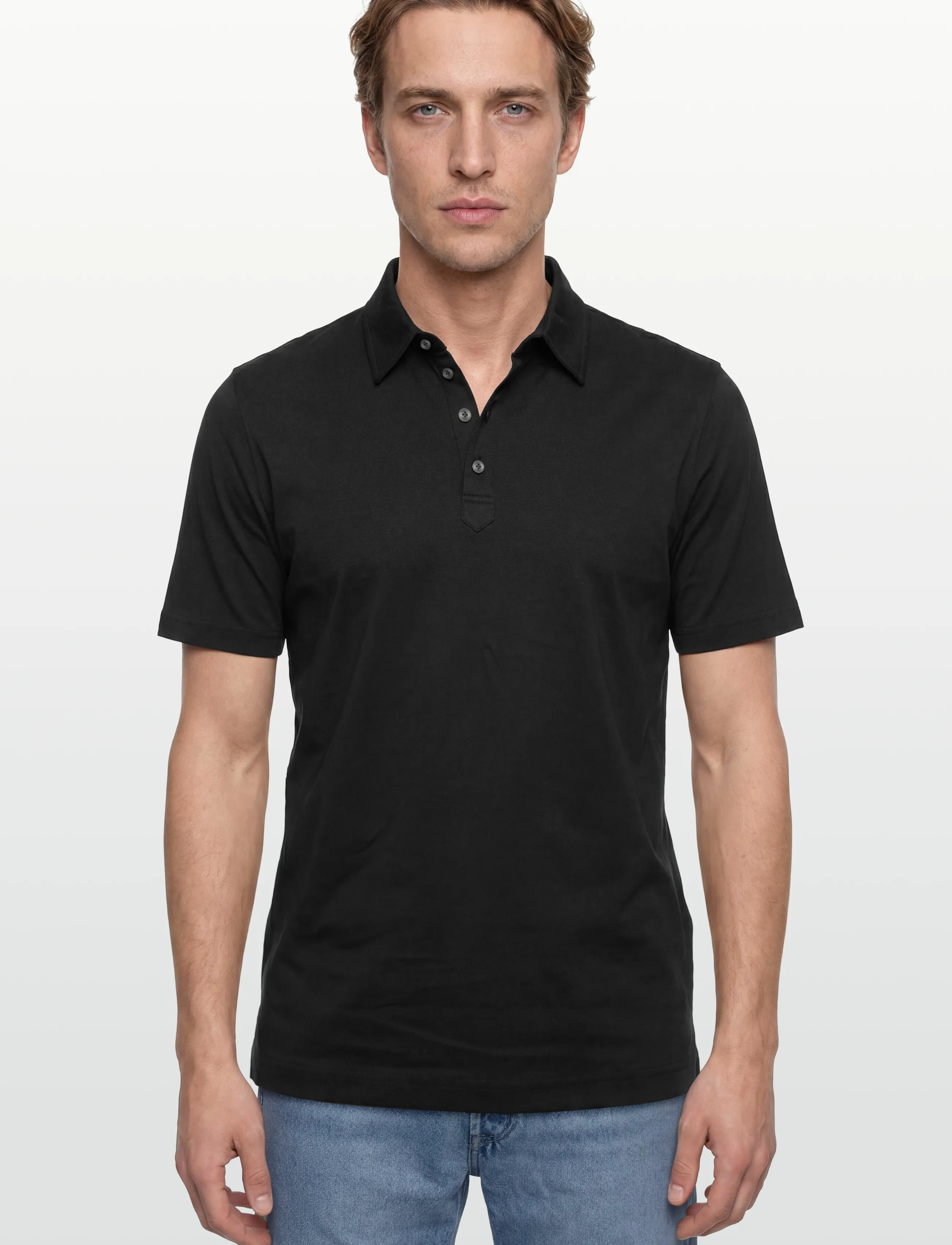 Tiger of Sweden - TANNER S - lühikeste varrukatega polod - black - 3