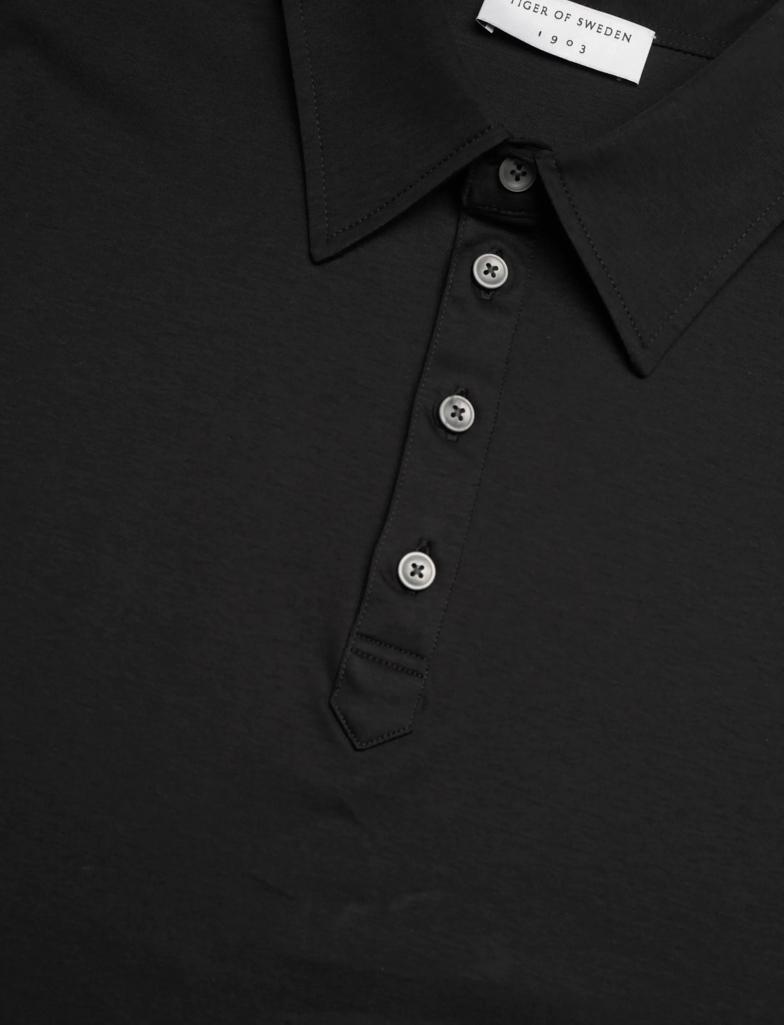 Tiger of Sweden - TANNER S - lühikeste varrukatega polod - black - 5