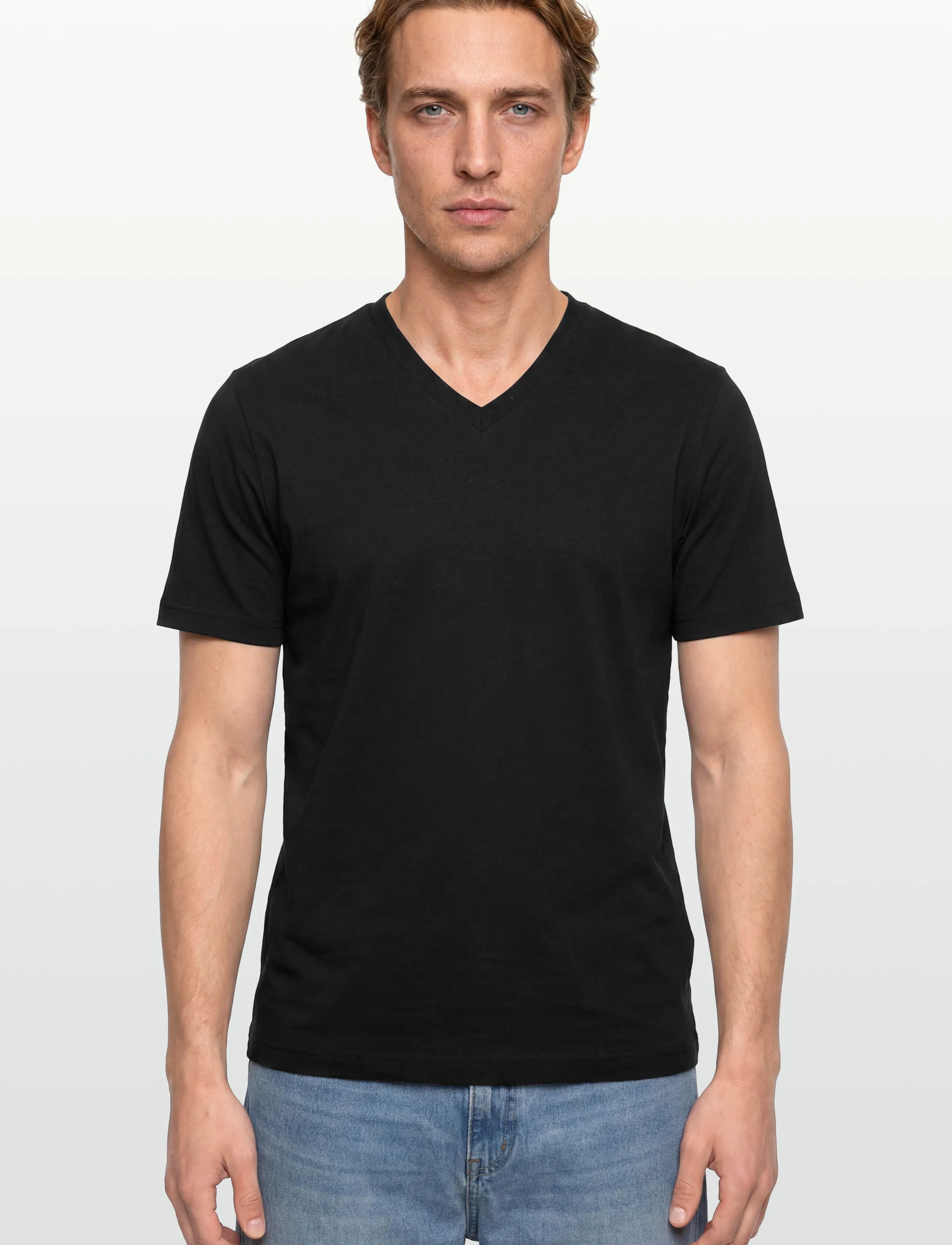 Tiger of Sweden - OLAF V - short-sleeved t-shirts - black - 3