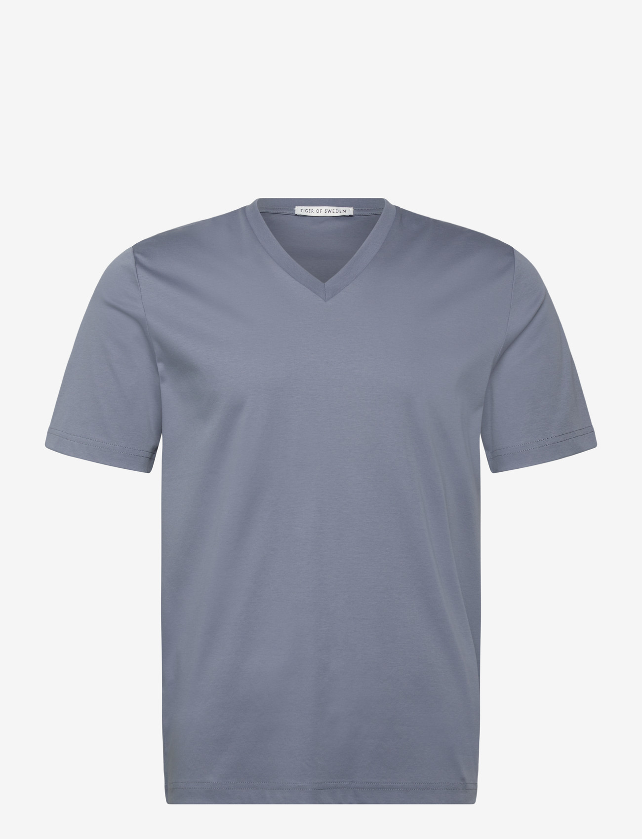 Tiger of Sweden - OLAF V - t-shirts - dull blue - 0