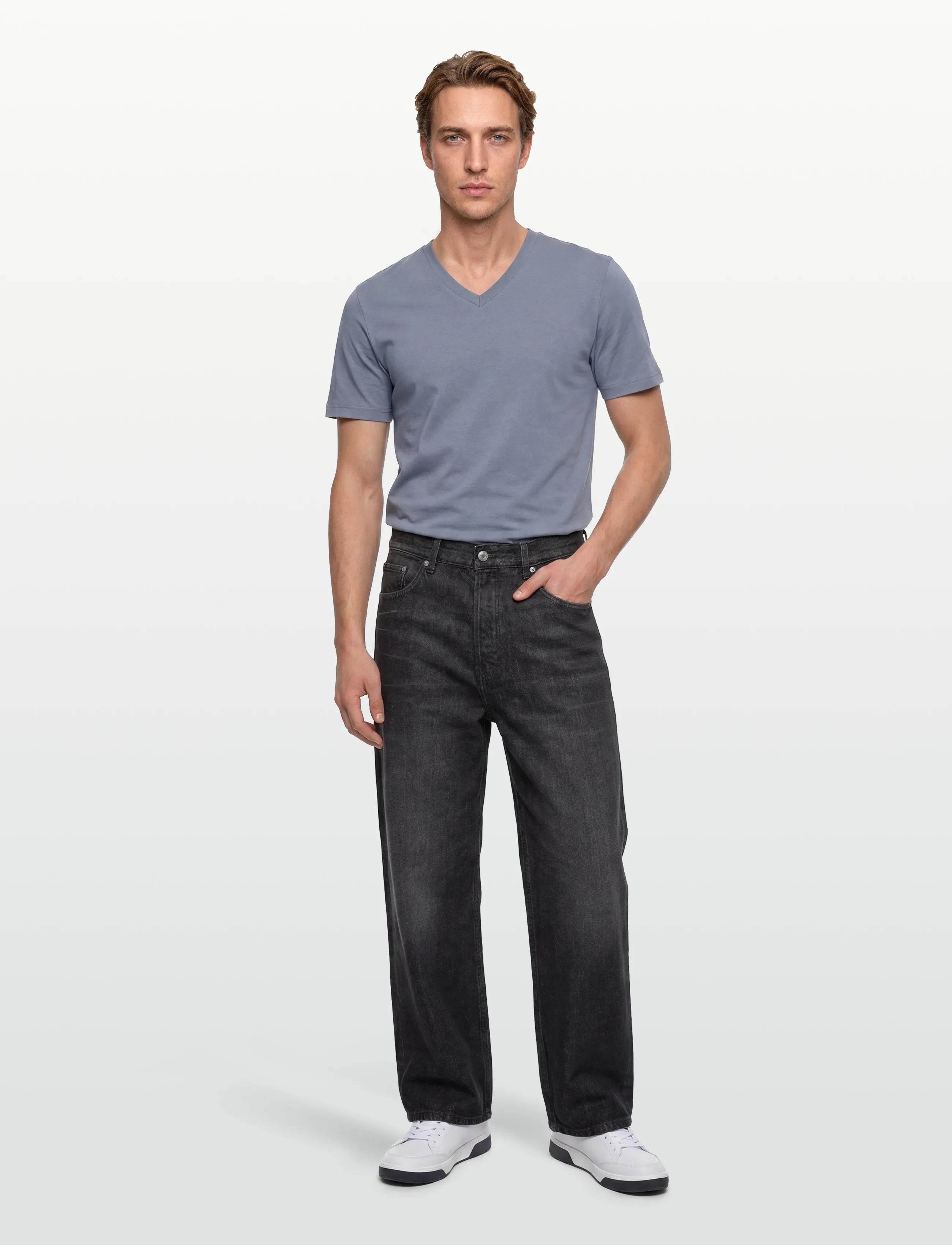 Tiger of Sweden OLAF V - Tøj - DULL BLUE / blue