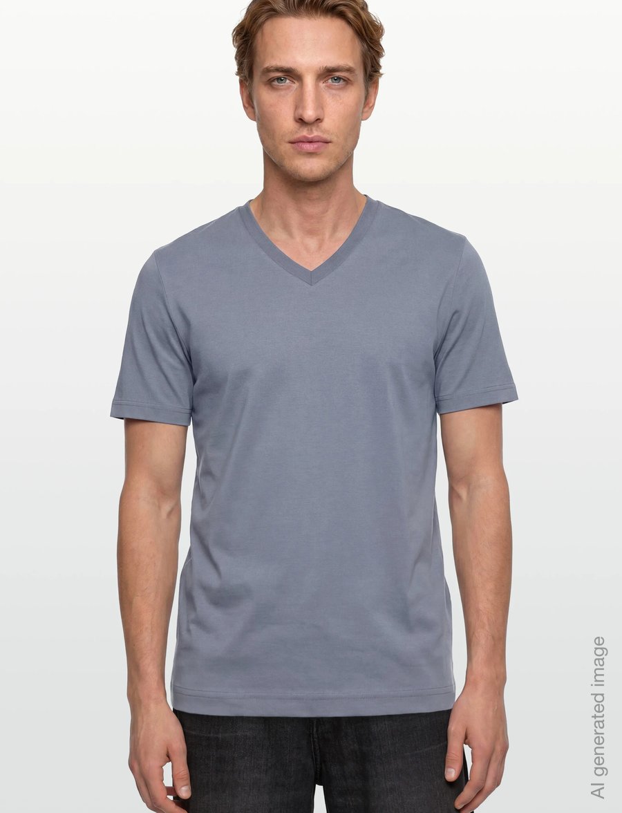 Tiger of Sweden - OLAF V - t-shirts à manches courtes - dull blue - 3