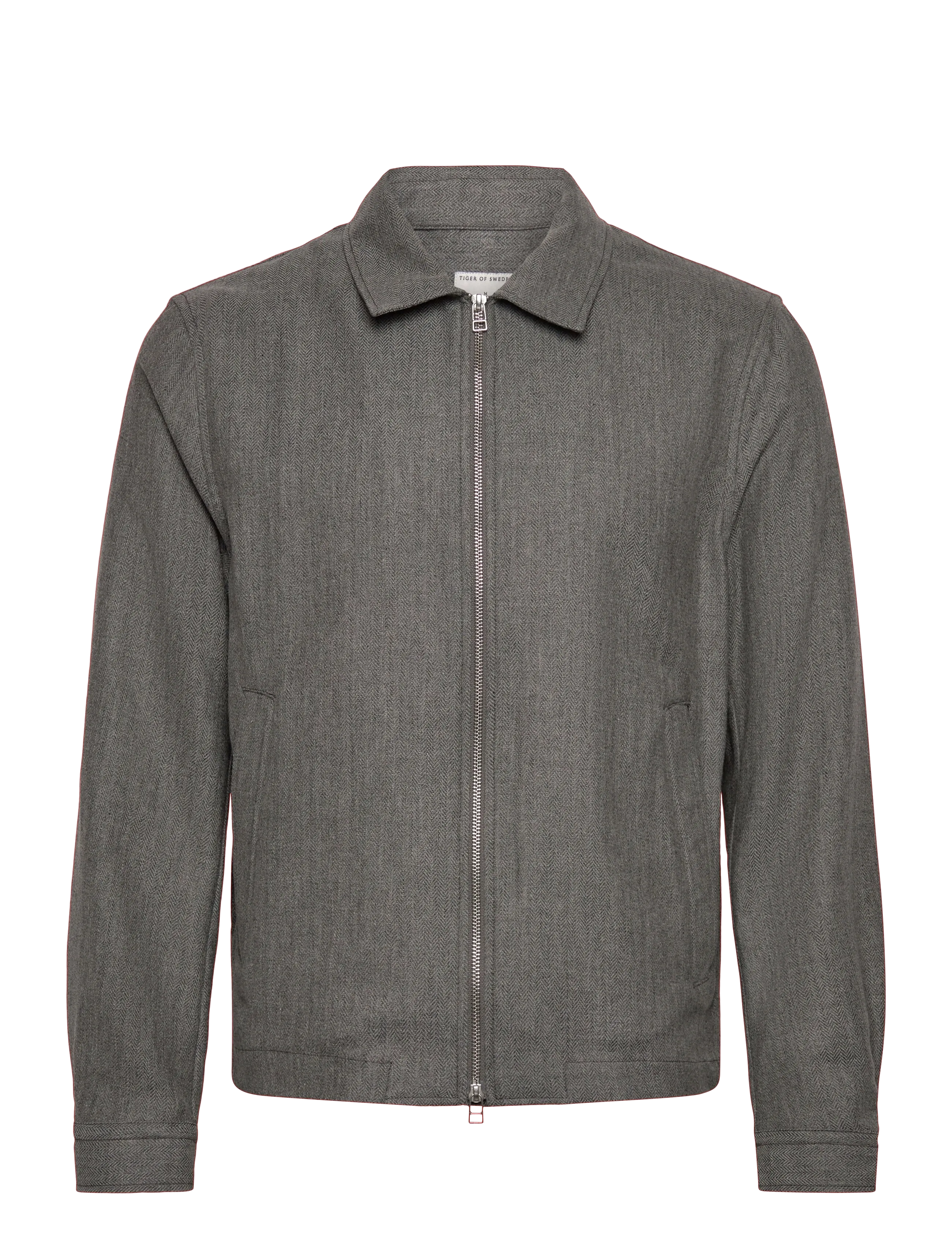 Tiger of Sweden BARNABY ZIP - Vindjakker - GREY MELANGE / grey