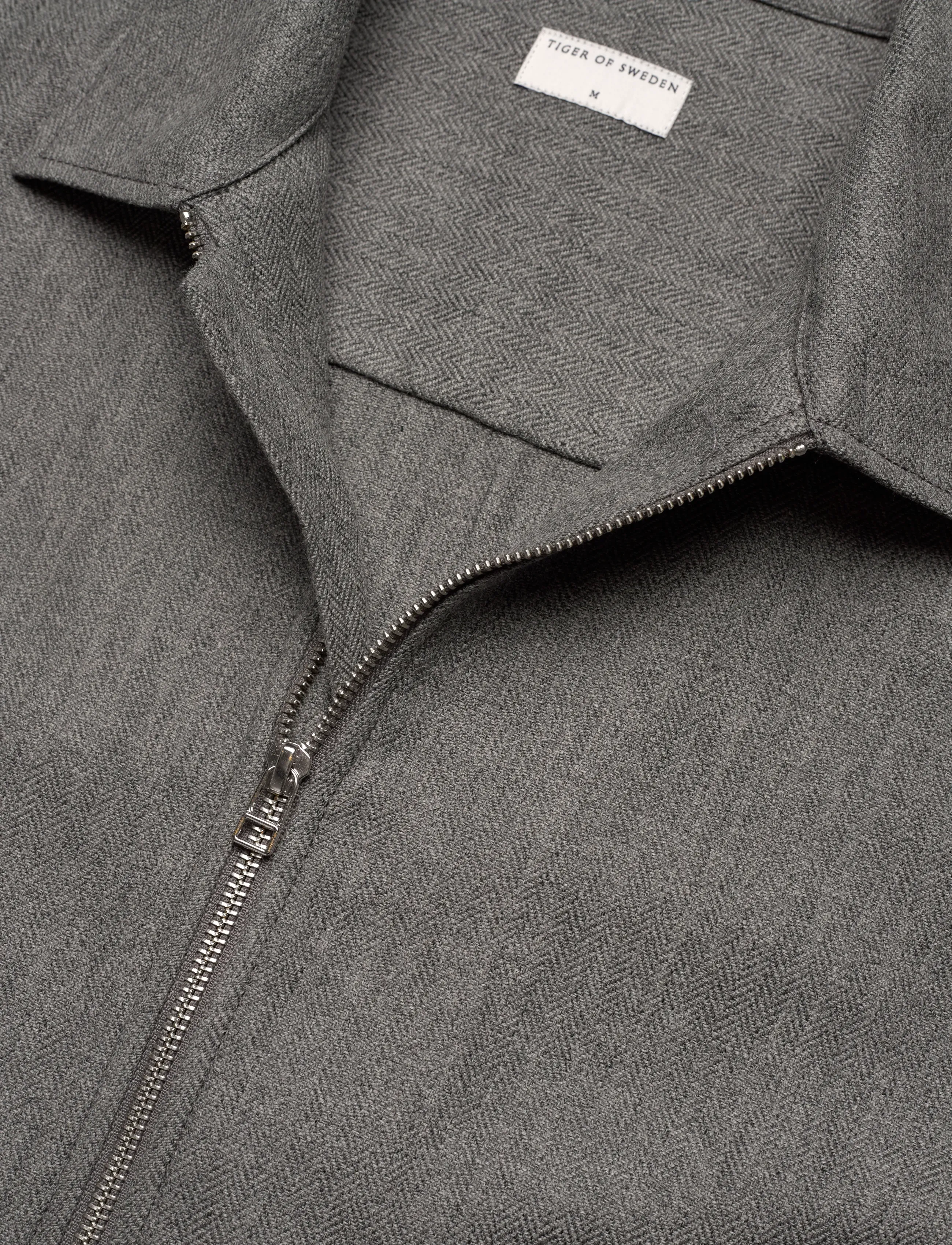 Tiger of Sweden - BARNABY ZIP - leichte jacken - grey melange - 2