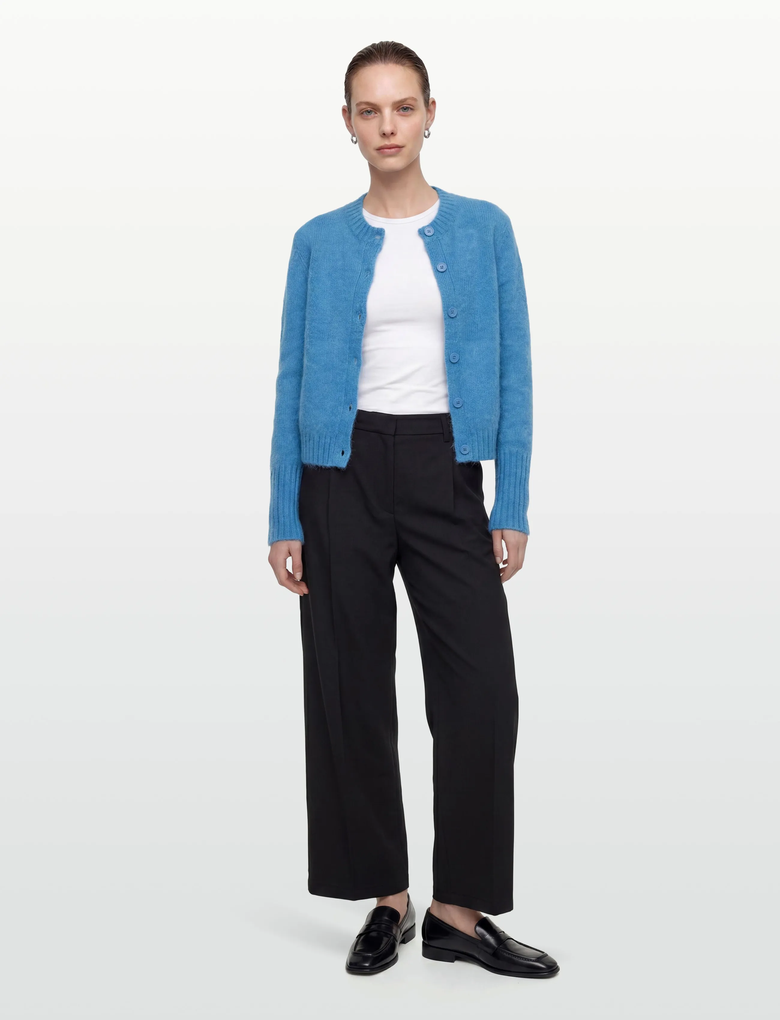 Tiger of Sweden Leonie Rws Rms, XS, Knitwear, Blau - Cardigans, Frauen