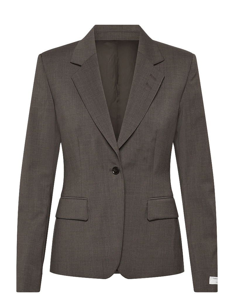 Tiger of Sweden - NANCY - Ühes joones nööpidega bleiserid - mud - 0