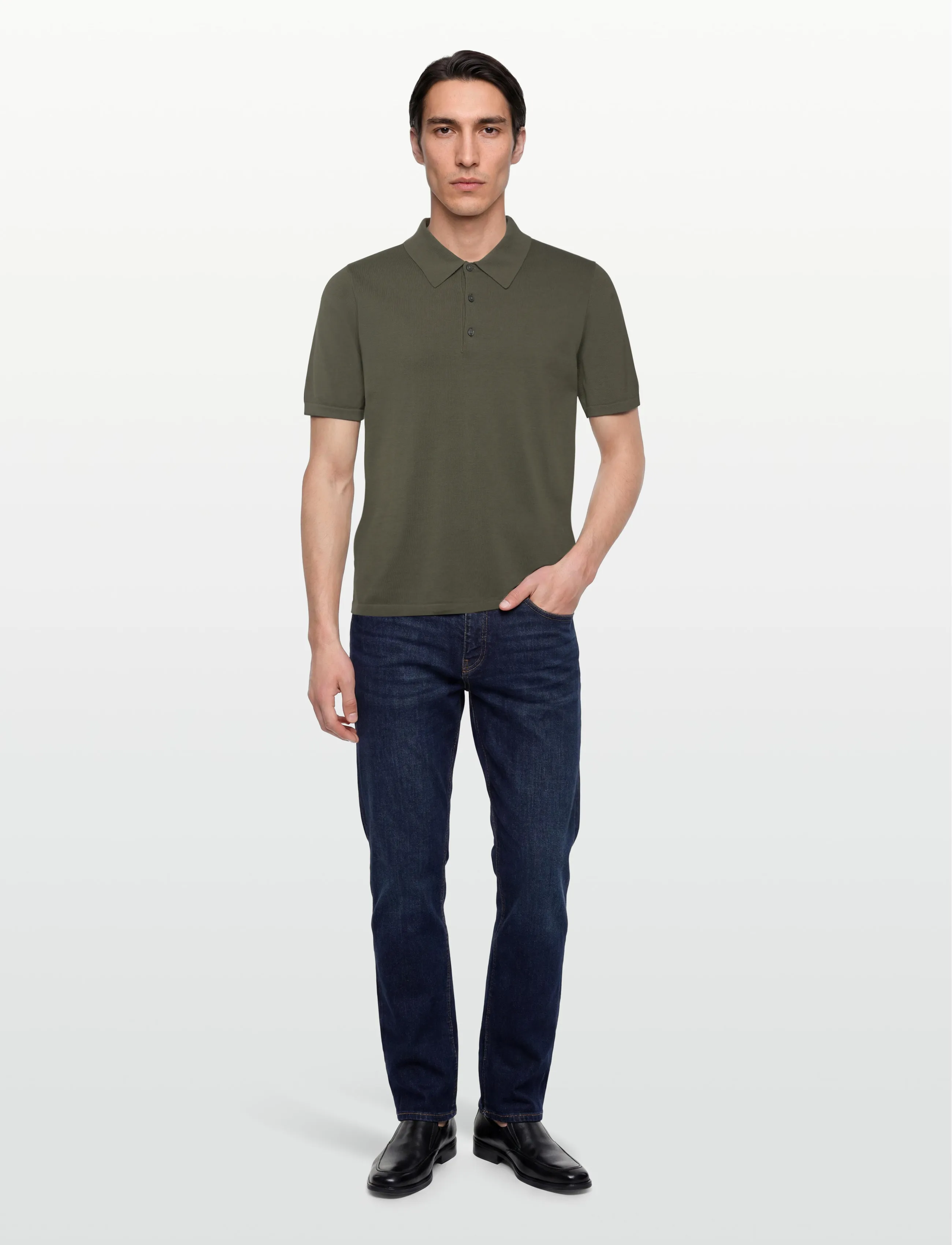 Tiger of Sweden ERROS C - Pikéer - KALAMATA / khaki/green