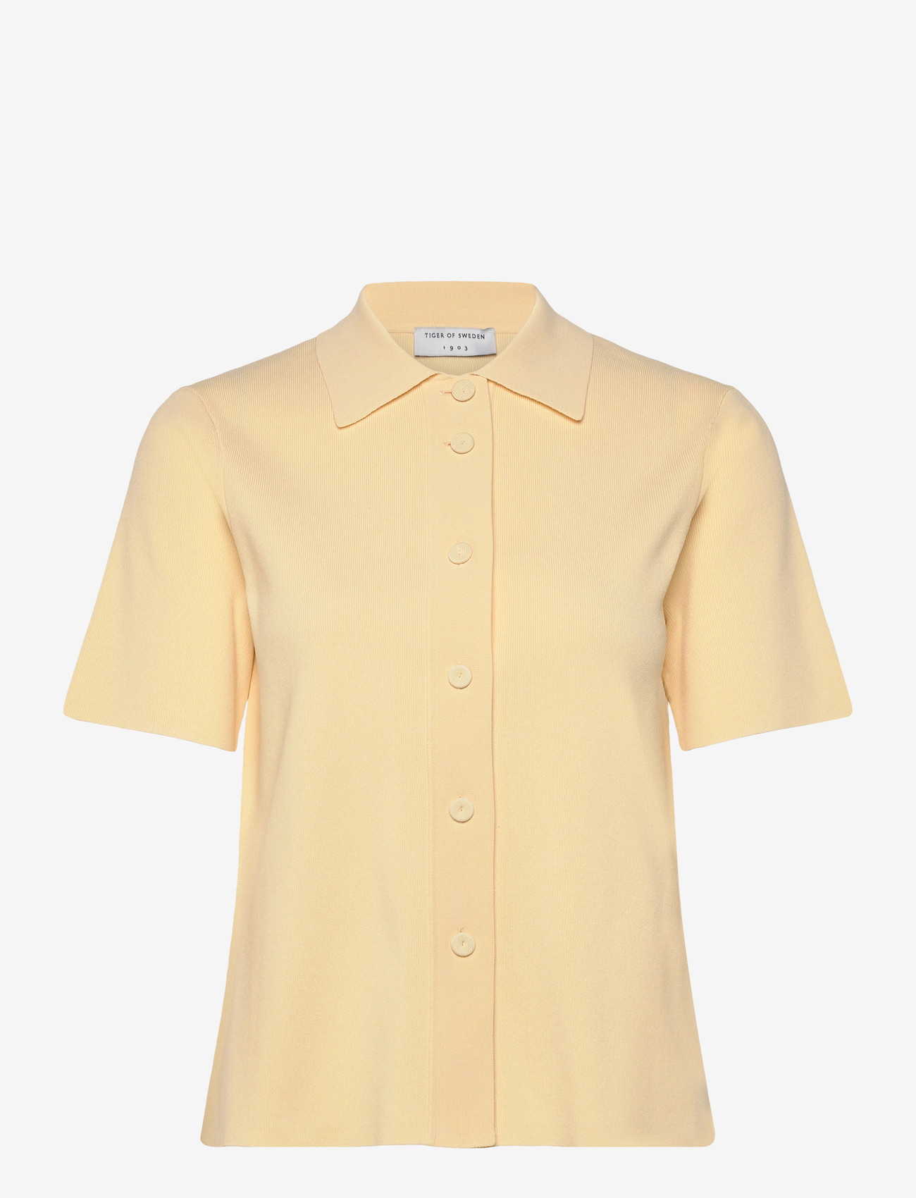 Tiger of Sweden - HAZEL - short-sleeved blouses - buttermilk scotch - 0