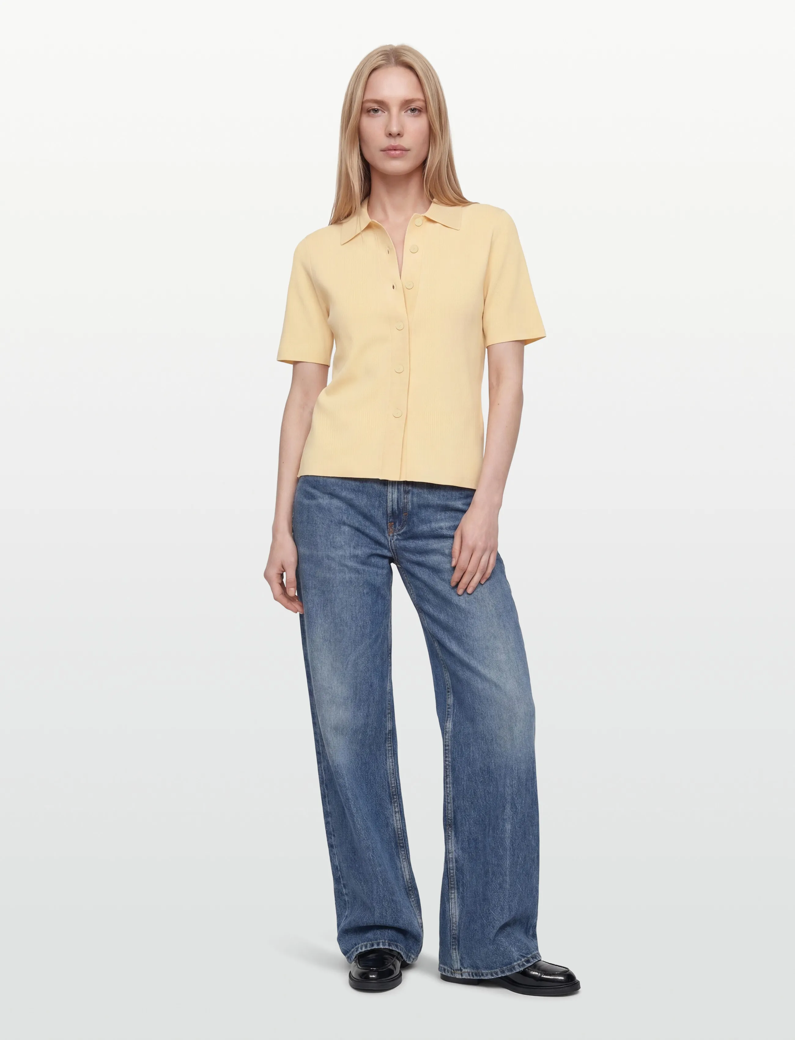Tiger of Sweden HAZEL - Blusen - BUTTERMILK SCOTCH / yellow