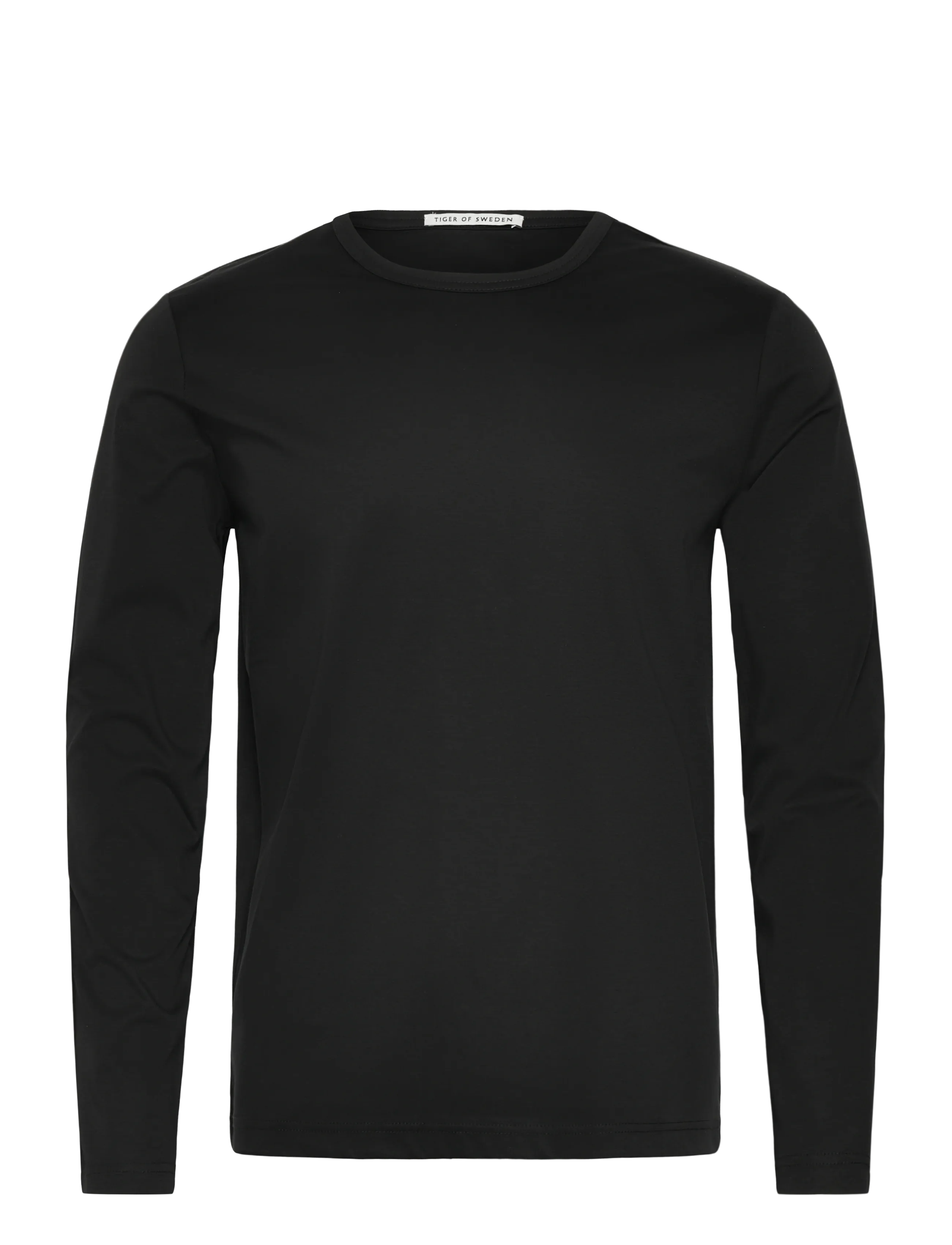 Tiger of Sweden OLAF LS - T-shirts - BLACK / black