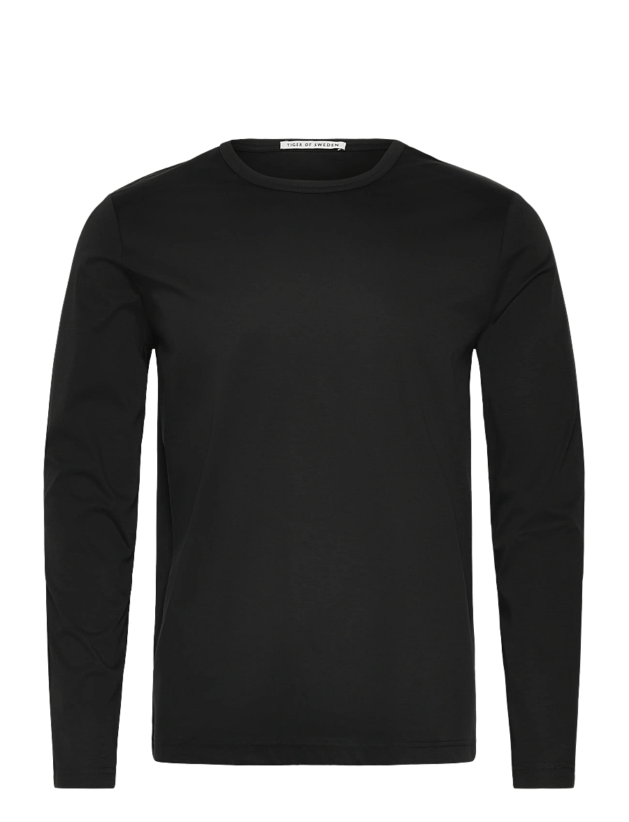 Tiger of Sweden - OLAF LS - pikkade varrukatega t-särgid - black - 0