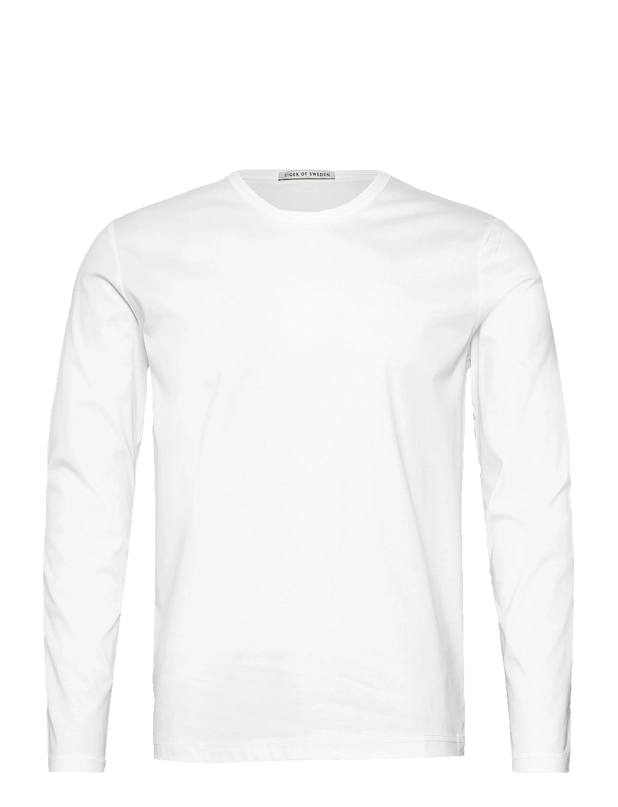 Tiger of Sweden - OLAF LS - pikkade varrukatega t-särgid - pure white - 0