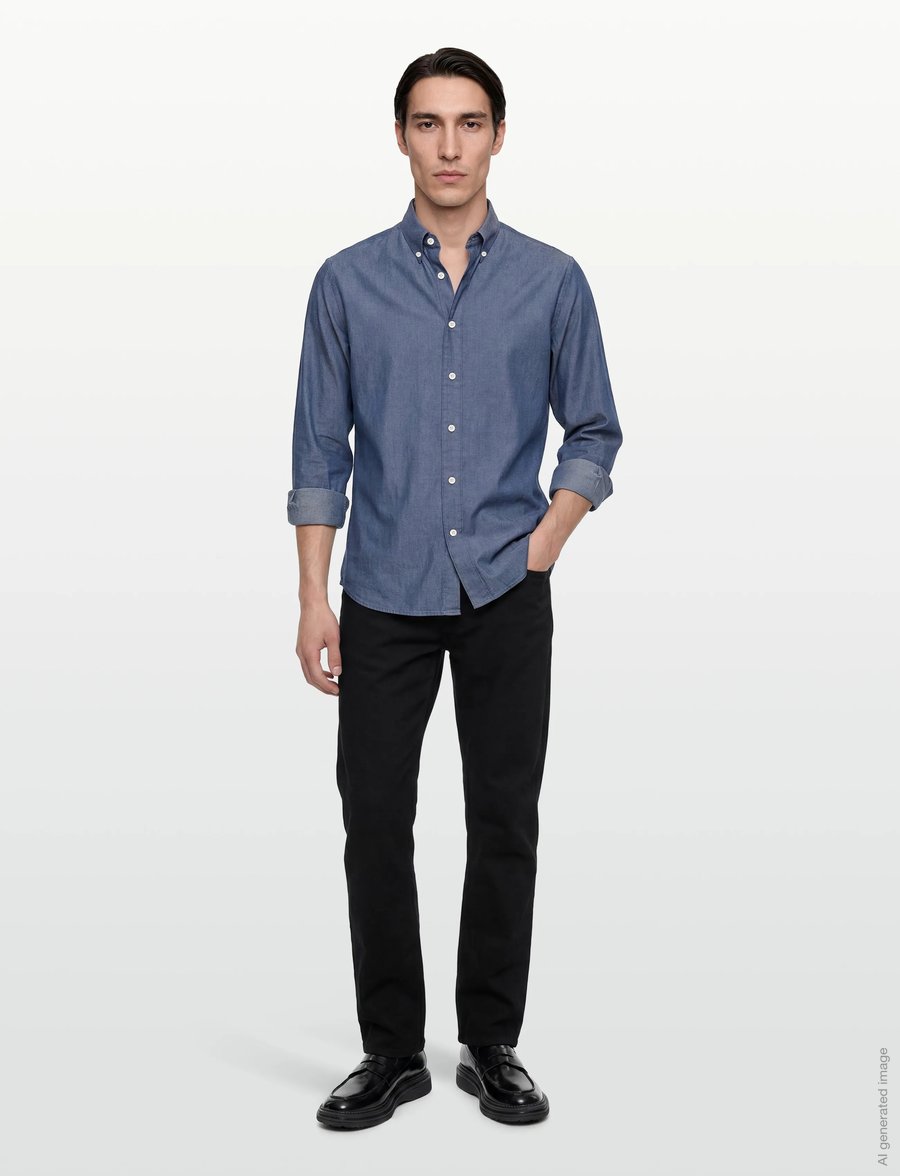Tiger of Sweden - BJORN BD - basic-hemden - bering sea - 0