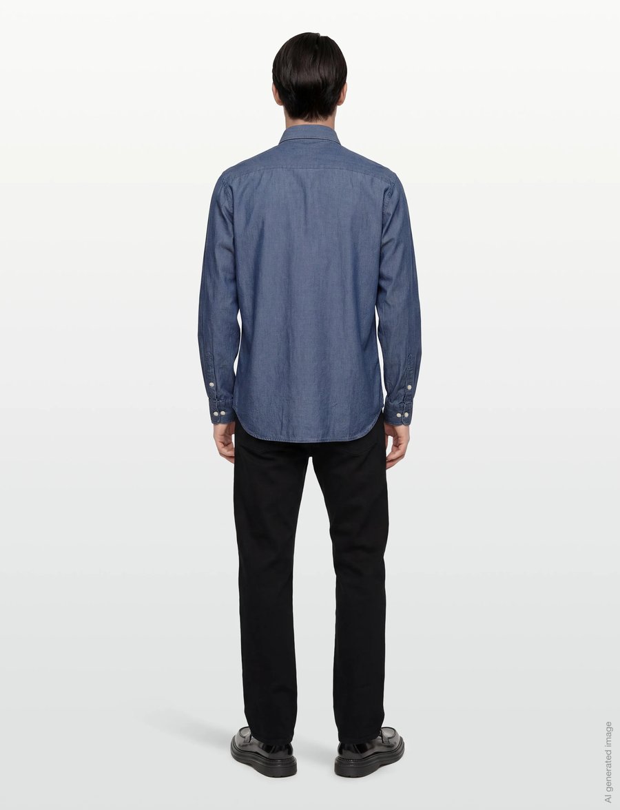 Tiger of Sweden - BJORN BD - basic-hemden - bering sea - 4