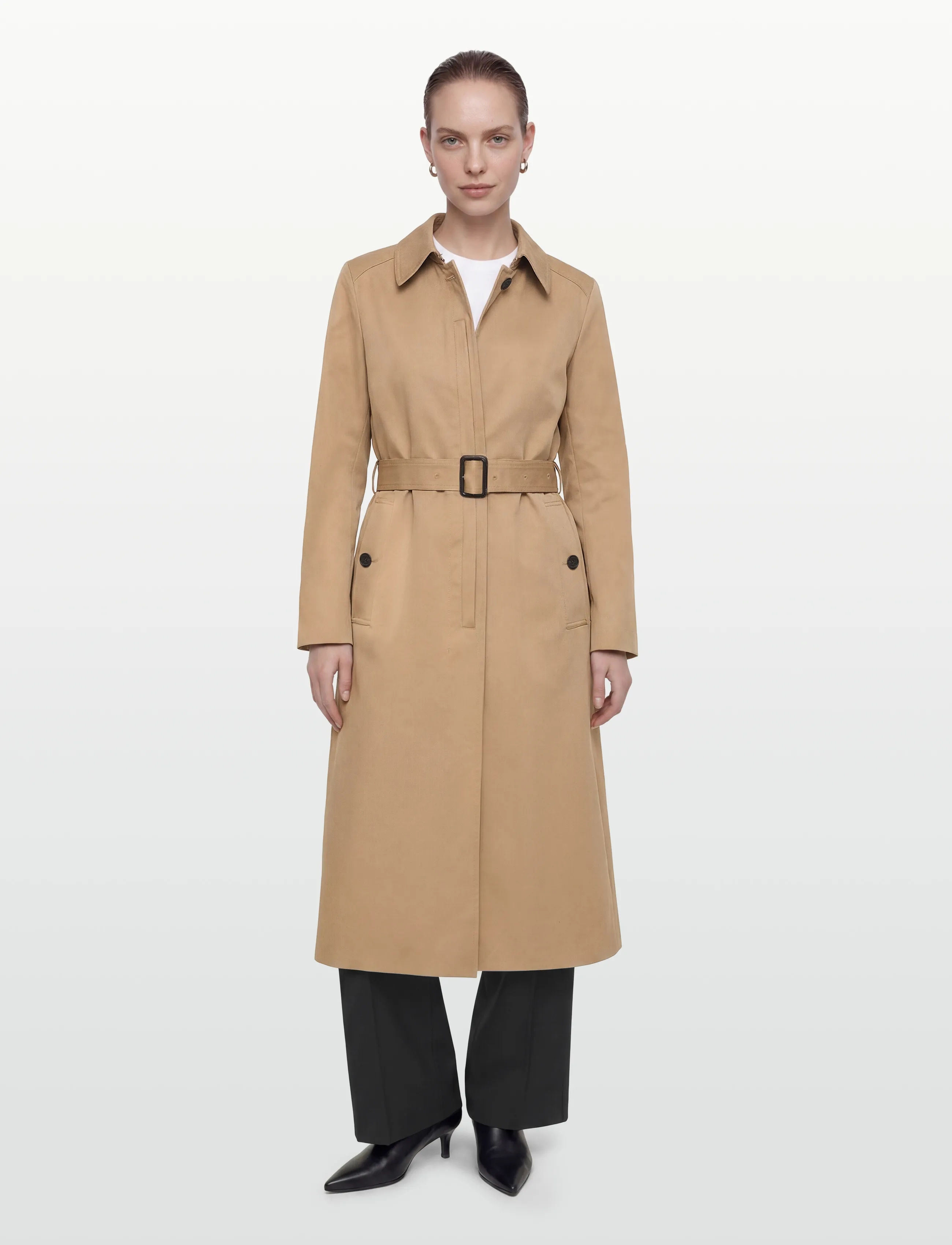 Tiger of Sweden Raina, Kvinder, Trenchcoat, Beige, Str: 34