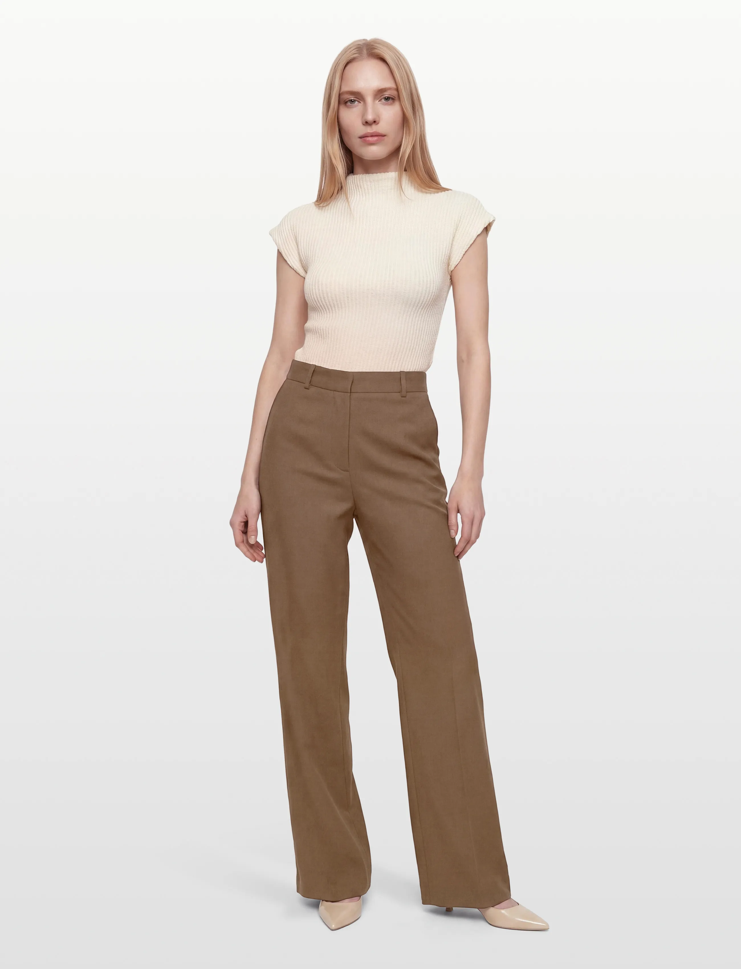 Tiger of Sweden UMAAS - Dressbukser - SAWGRASS BROWN / brown