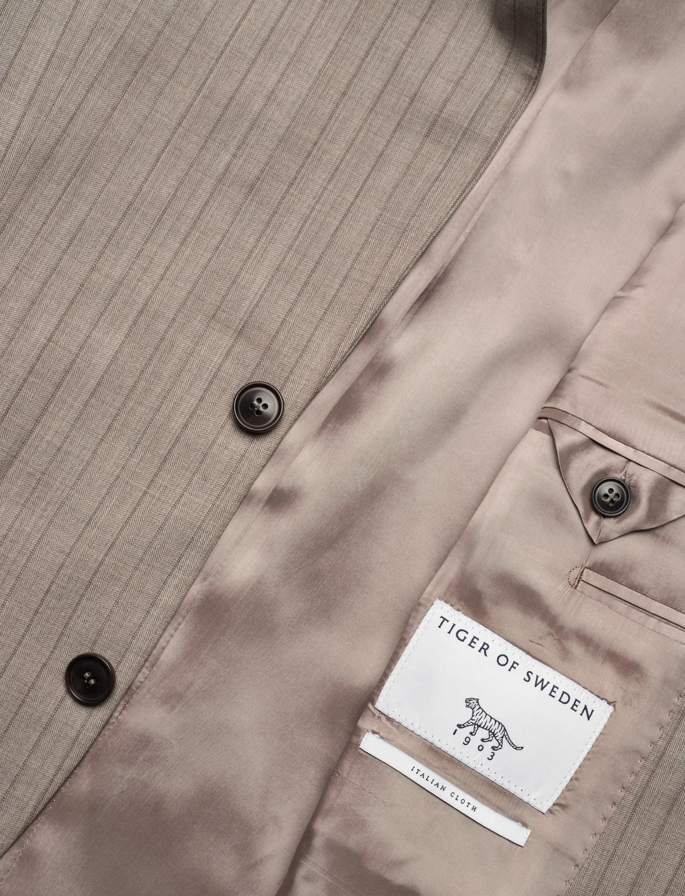 Tiger of Sweden - EASE - single breasted blazers - clay - 4