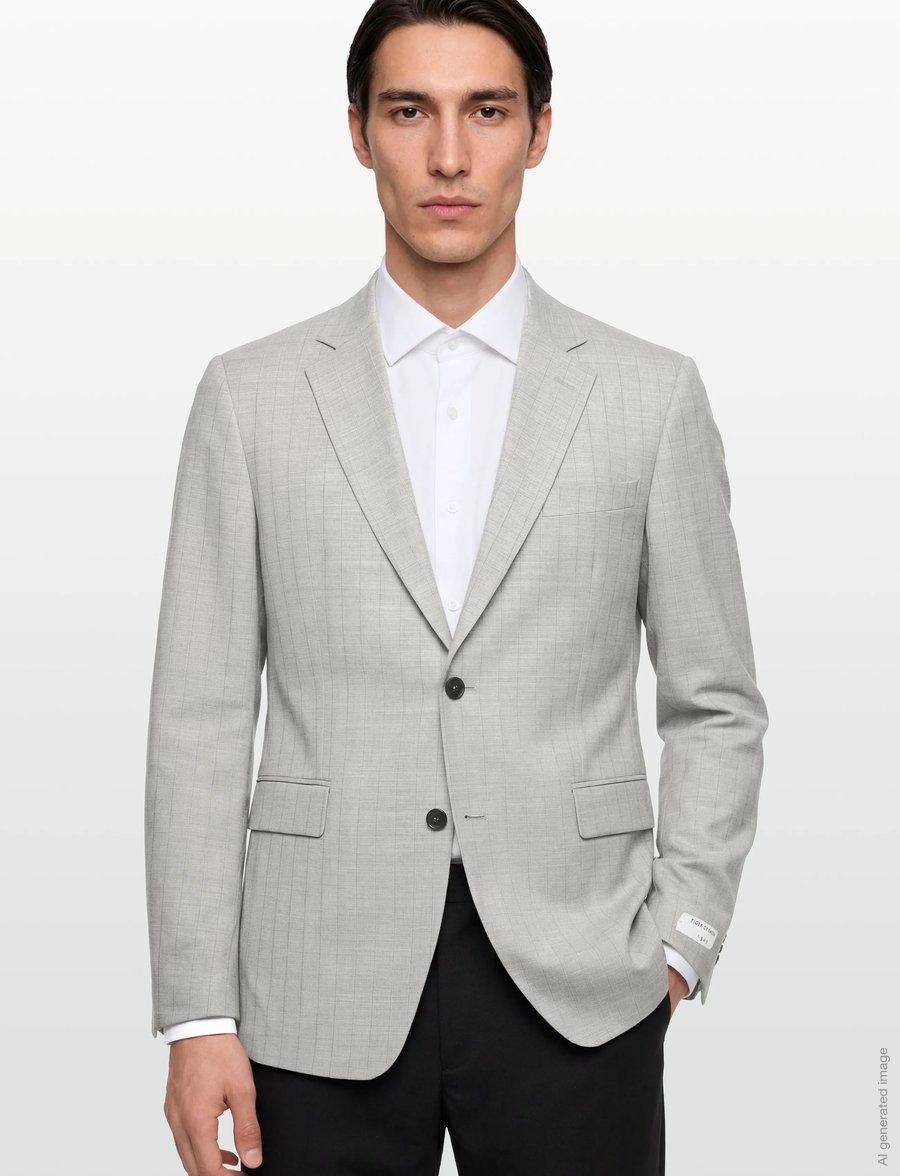 Tiger of Sweden - JUSTIN - Ühe rinnatisega pintsakud - grey stone - 3