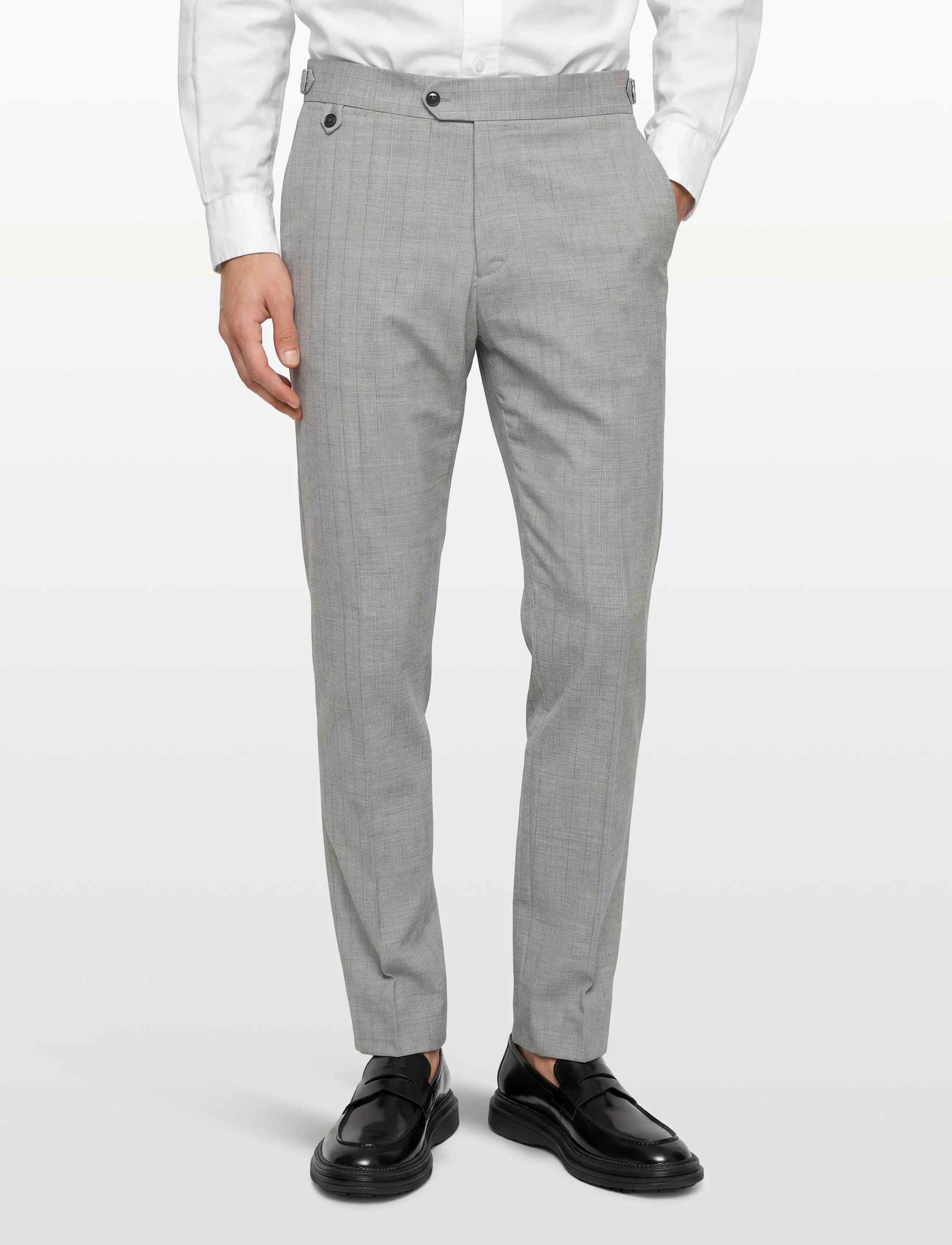 Tiger of Sweden - TENSE A - formal trousers - grey stone - 3