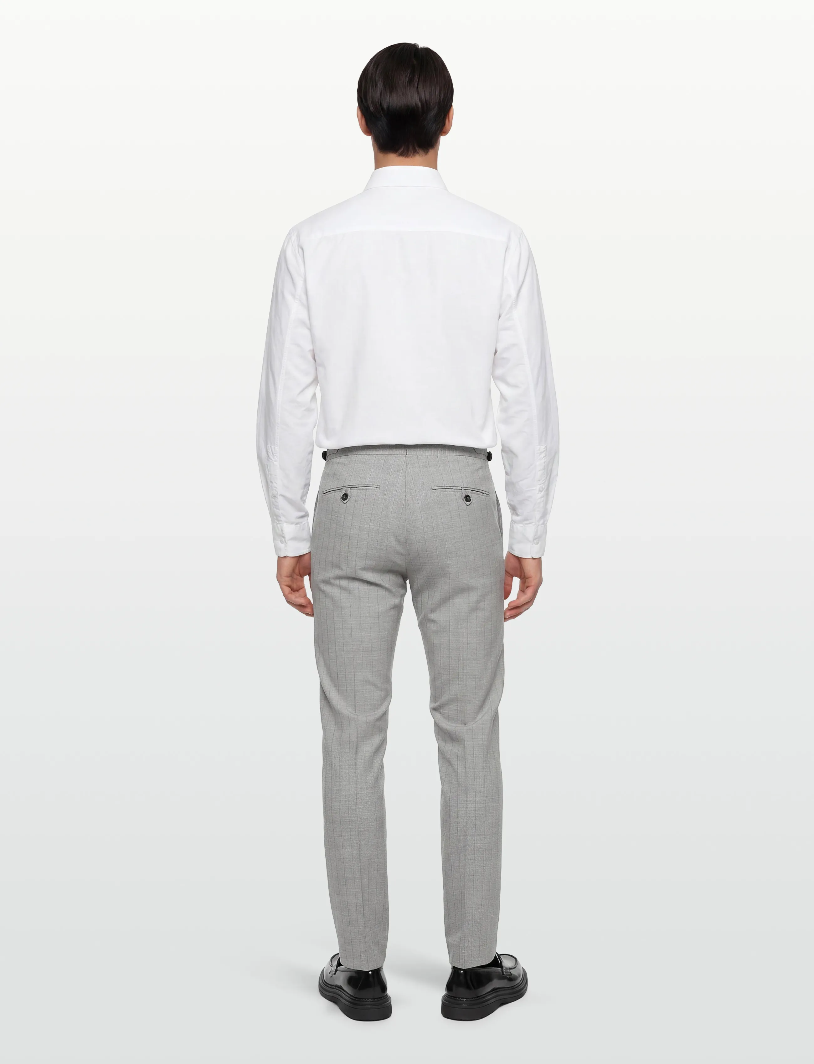 Tiger of Sweden - TENSE A - formal trousers - grey stone - 4
