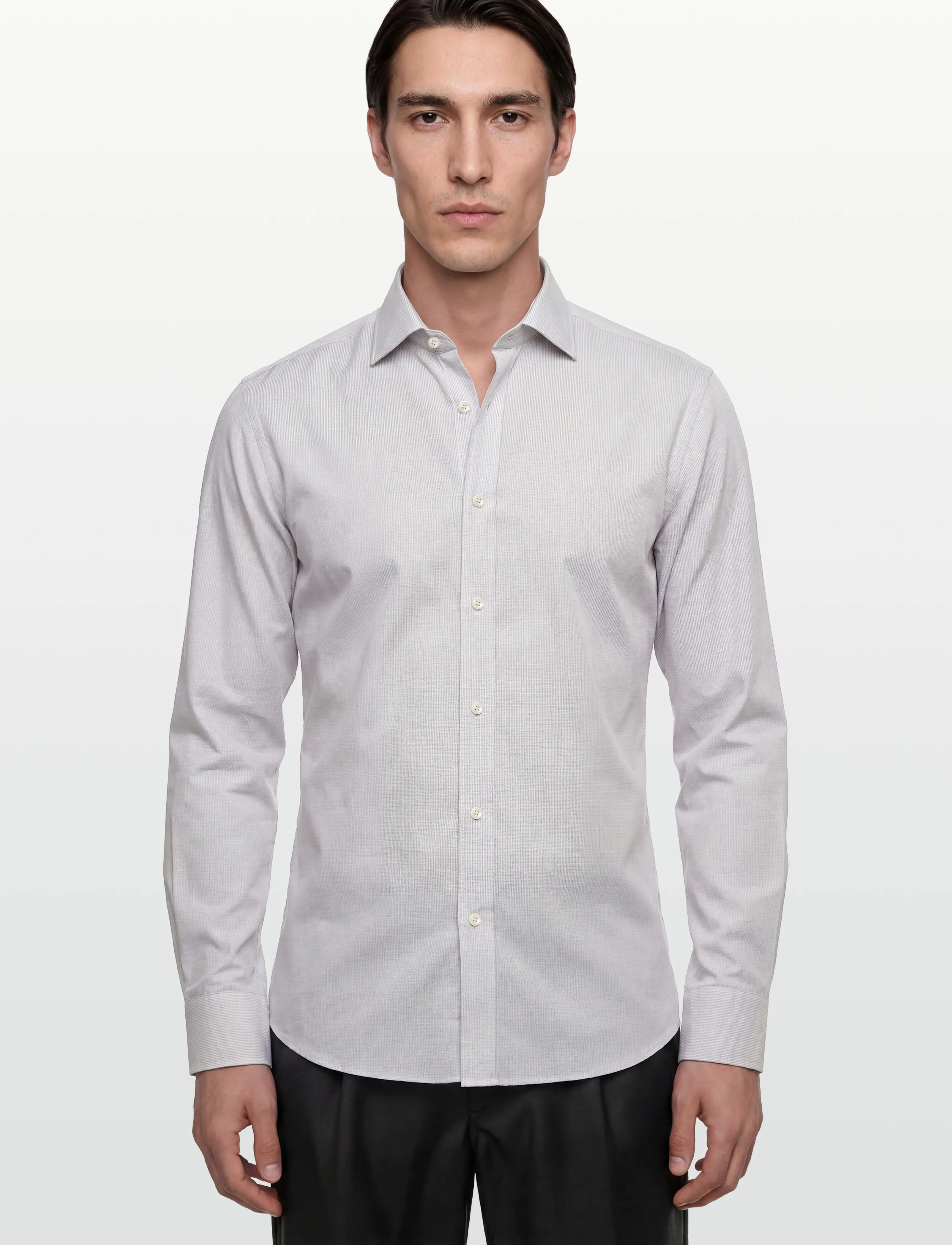 Tiger of Sweden - ADLEY C - basic-hemden - lava grey - 3